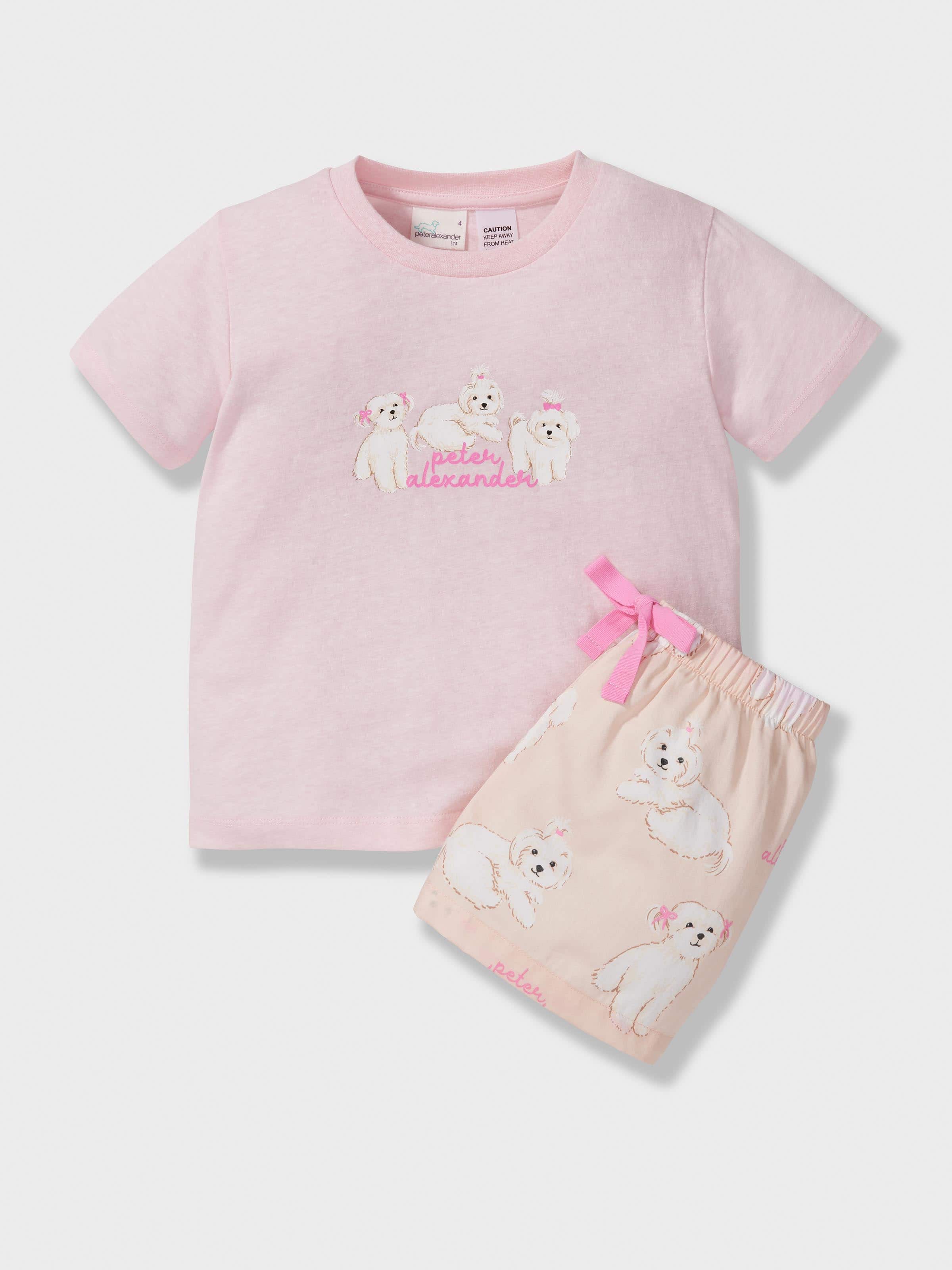 Girls Maltese Short Pj Set