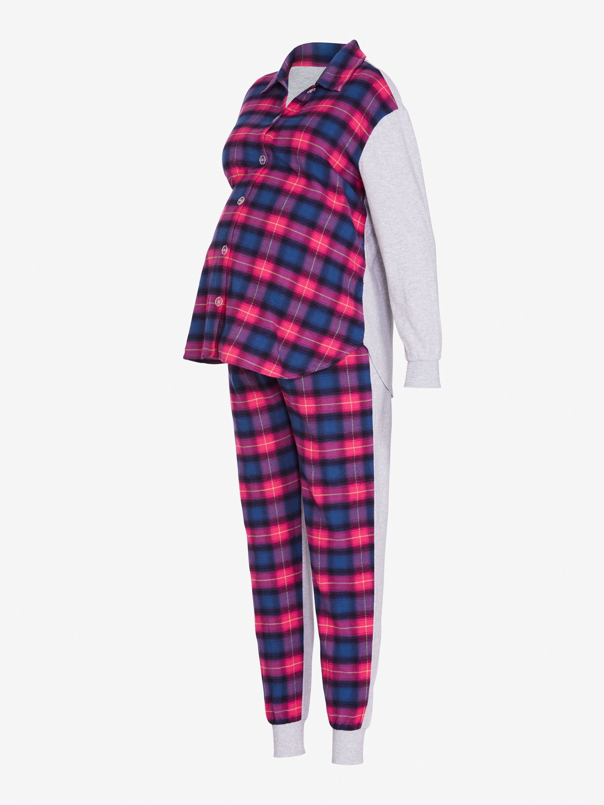 Maternity Check Pj Set