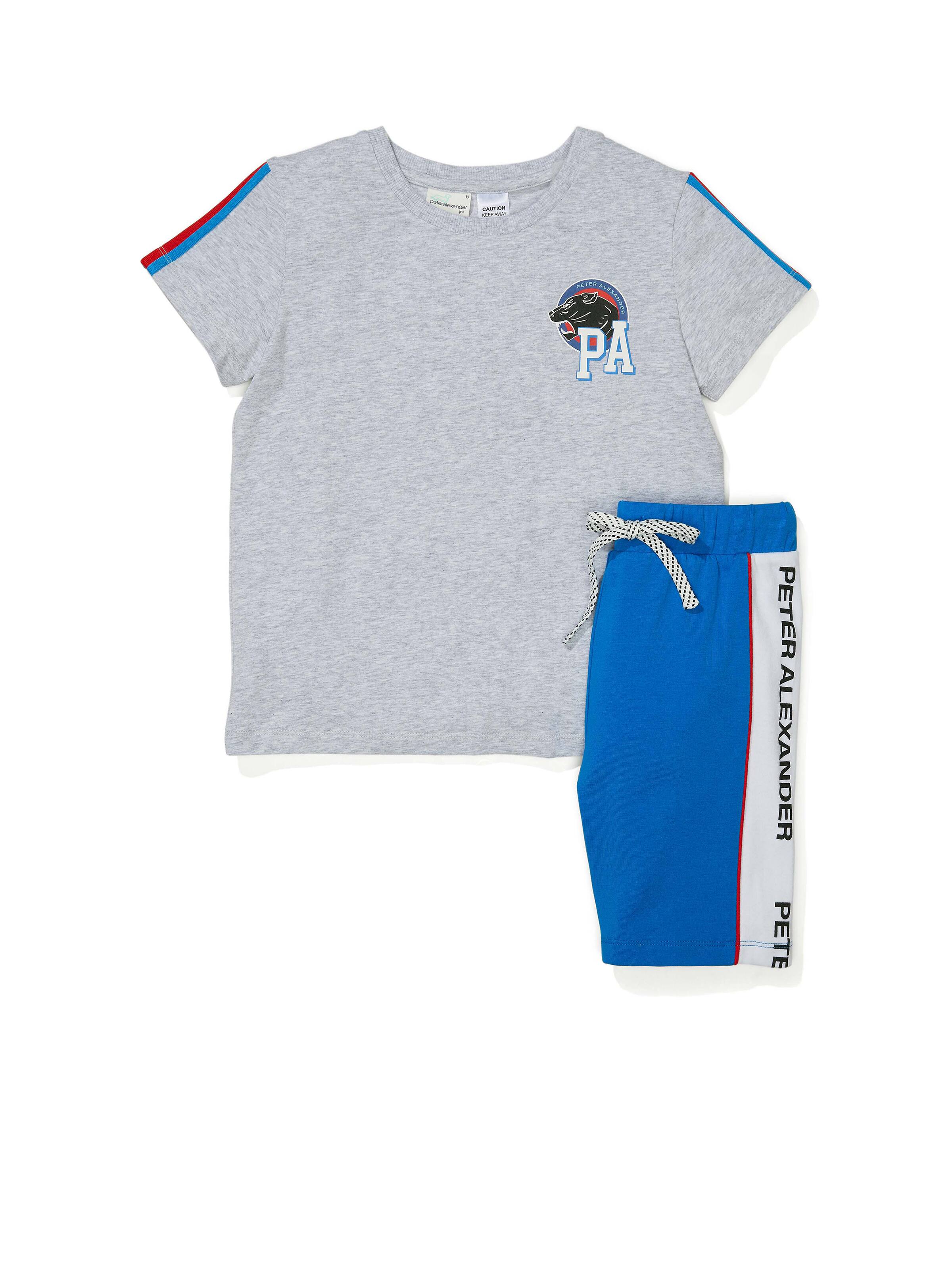 Jnr Boys Track Short Pj Set