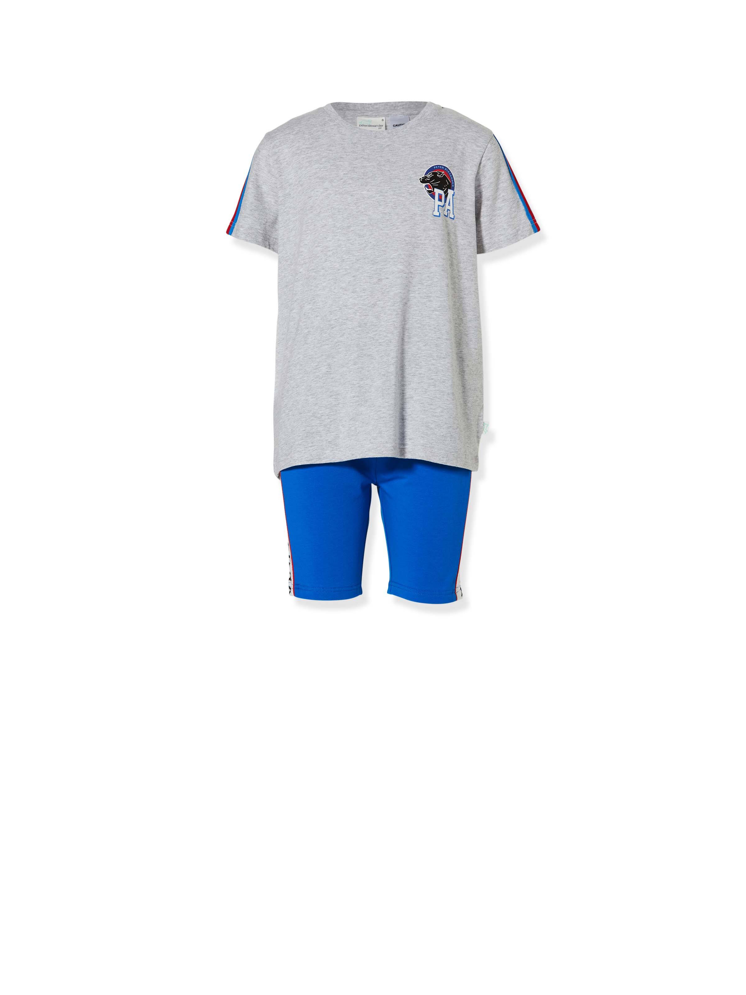 Boys Track Short Sleeve Pj Set