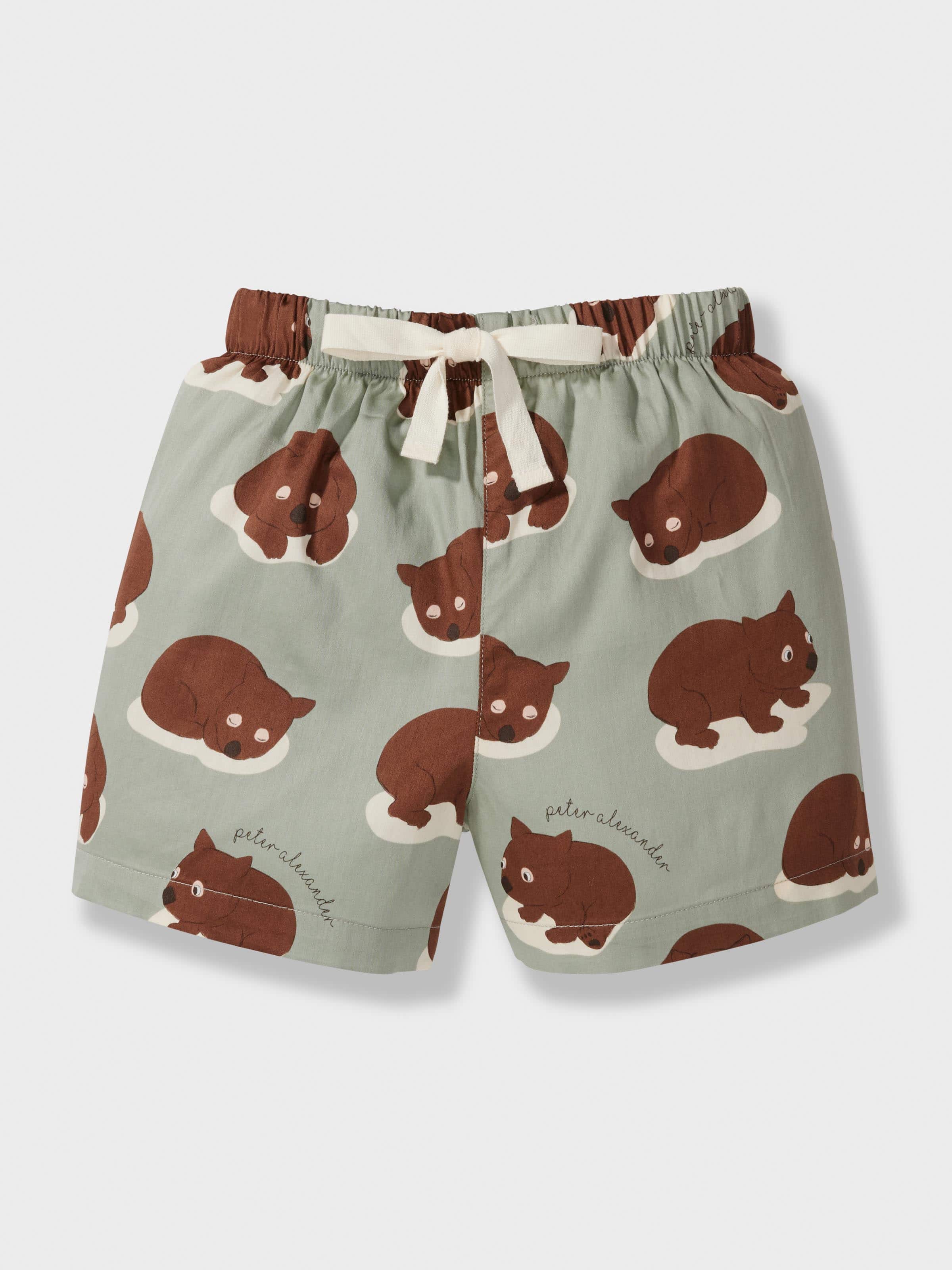 Jnr Boys Wombat Short Pj Set