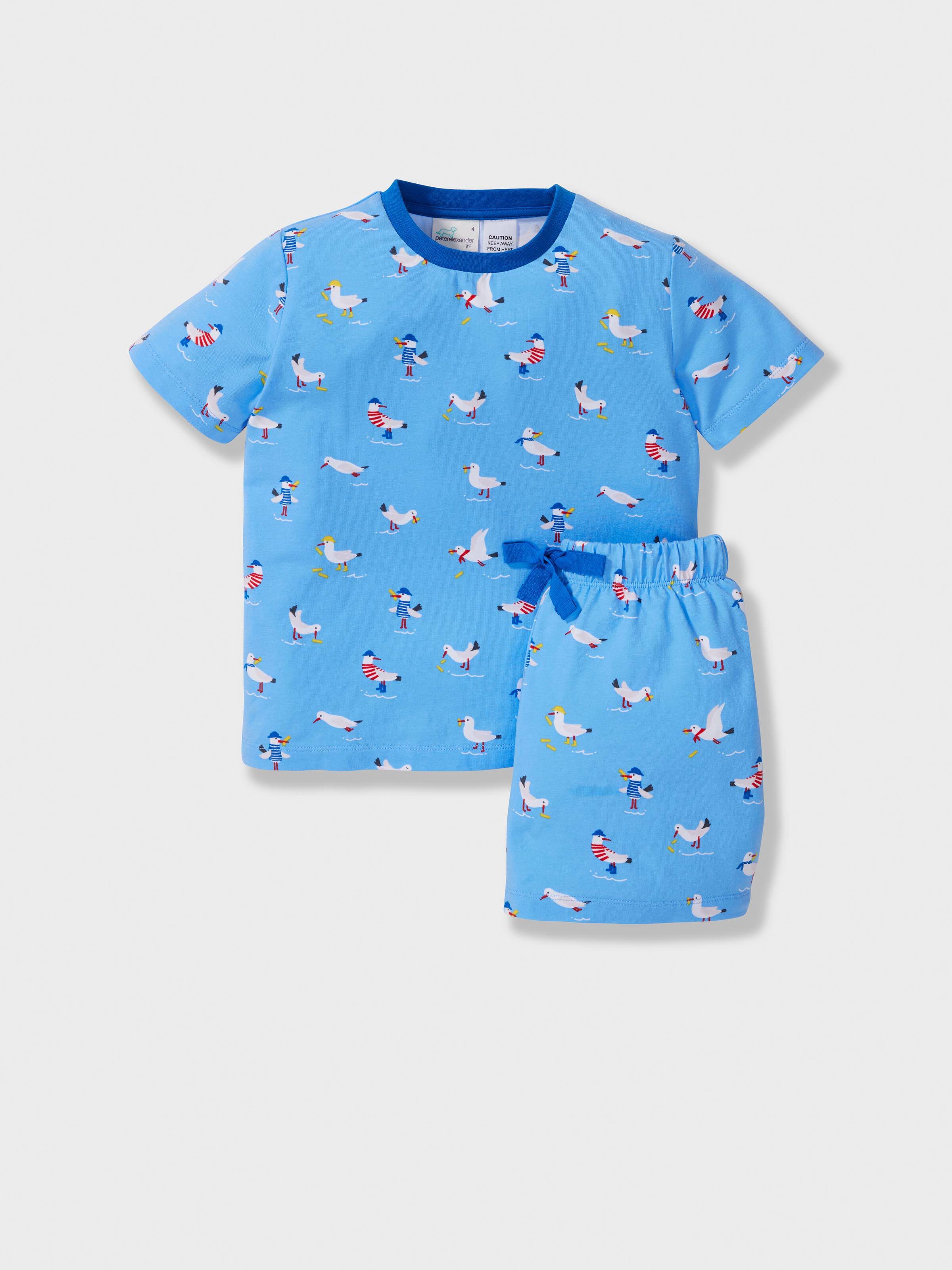 Jnr Boys Seagull Short Pj Set