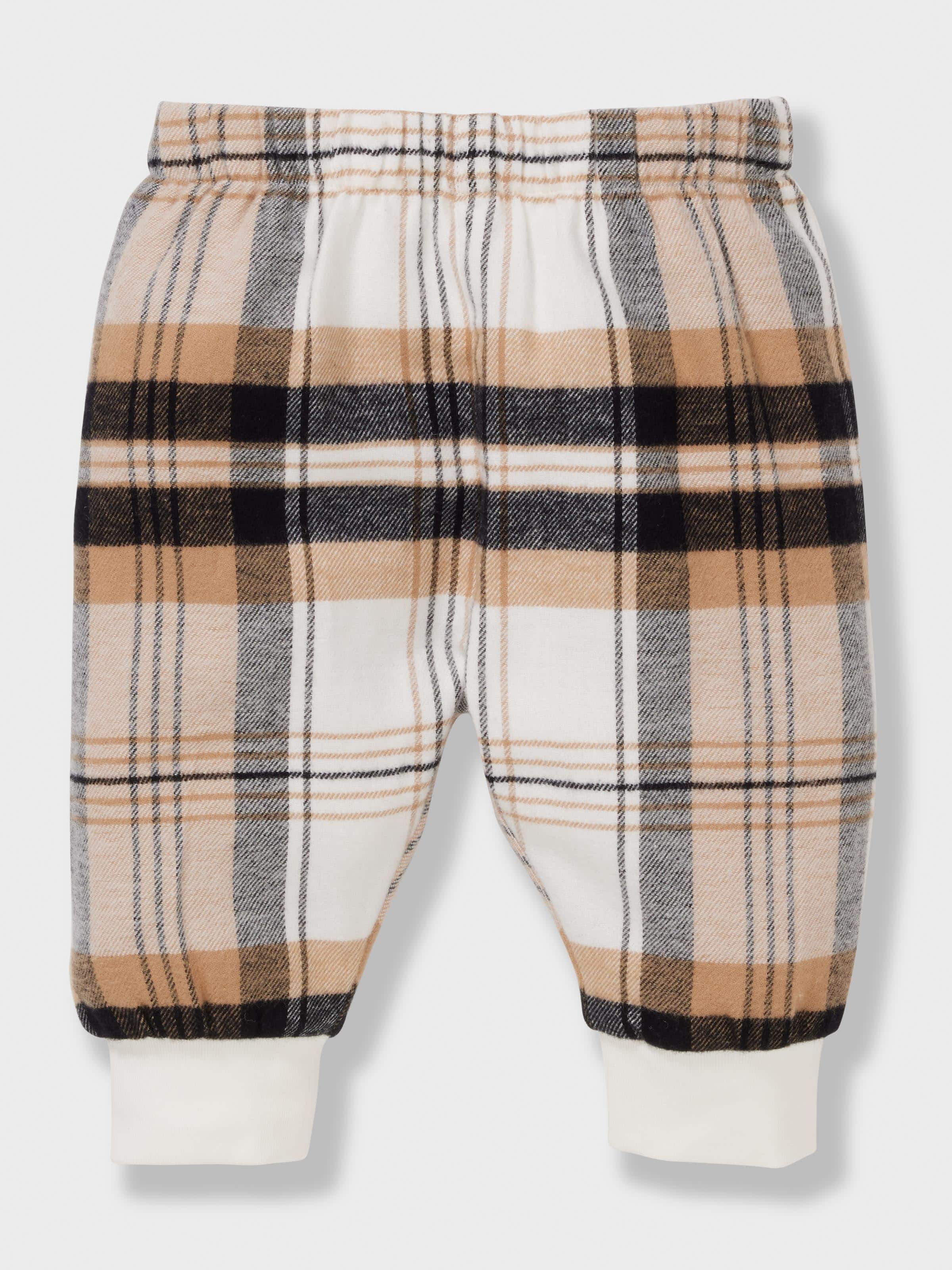 Baby Boy Classic Check Long Pj Set