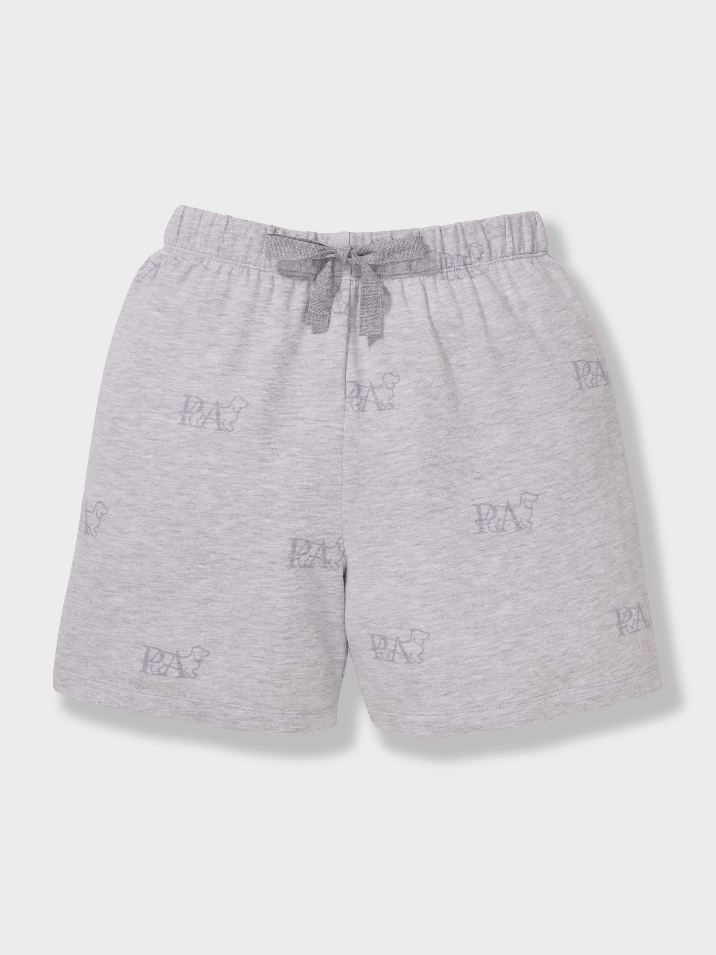 Boys Heritage Grey Short Pj Set