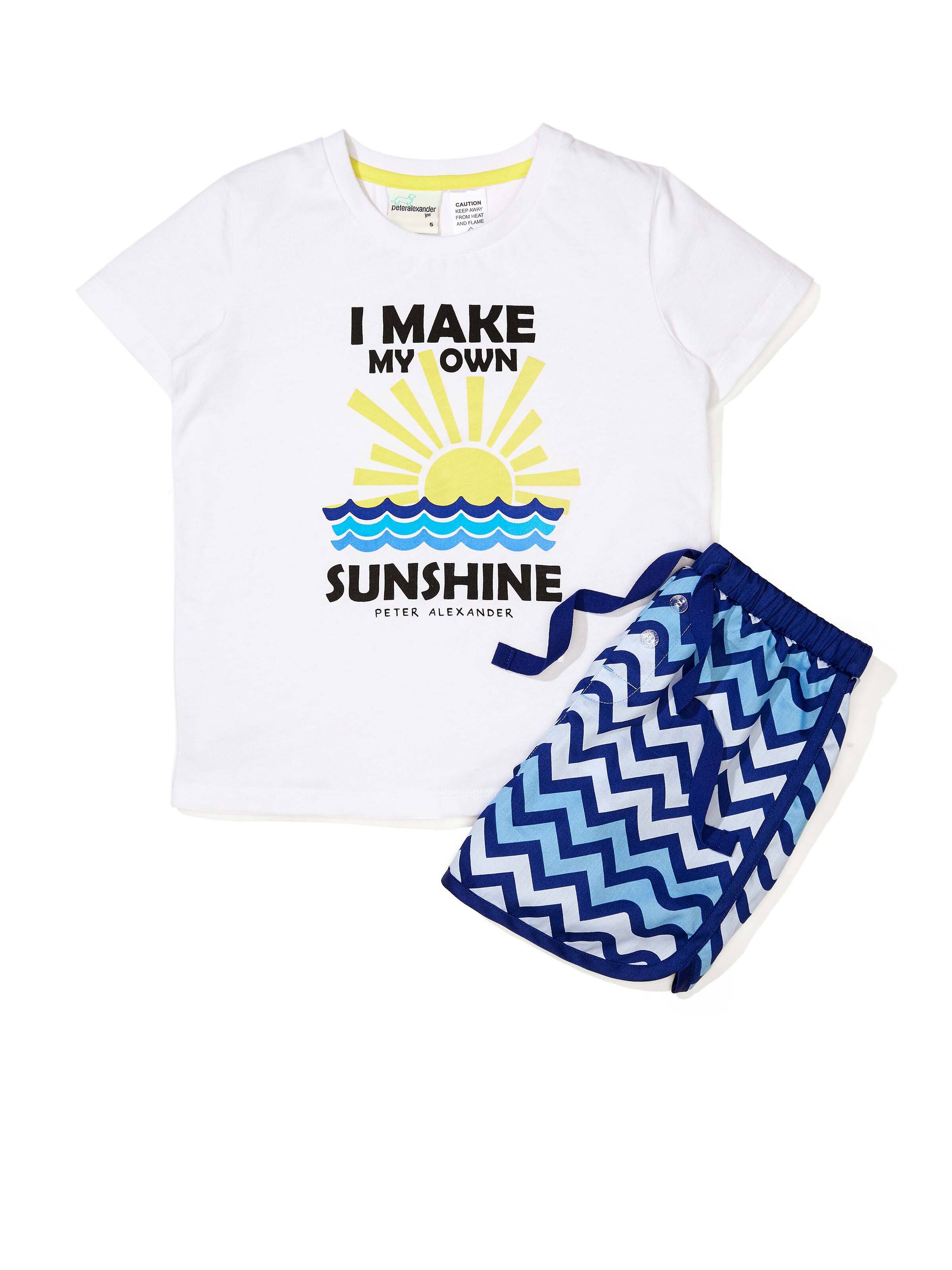 Jnr Boys Sunshine Wave Pj Set