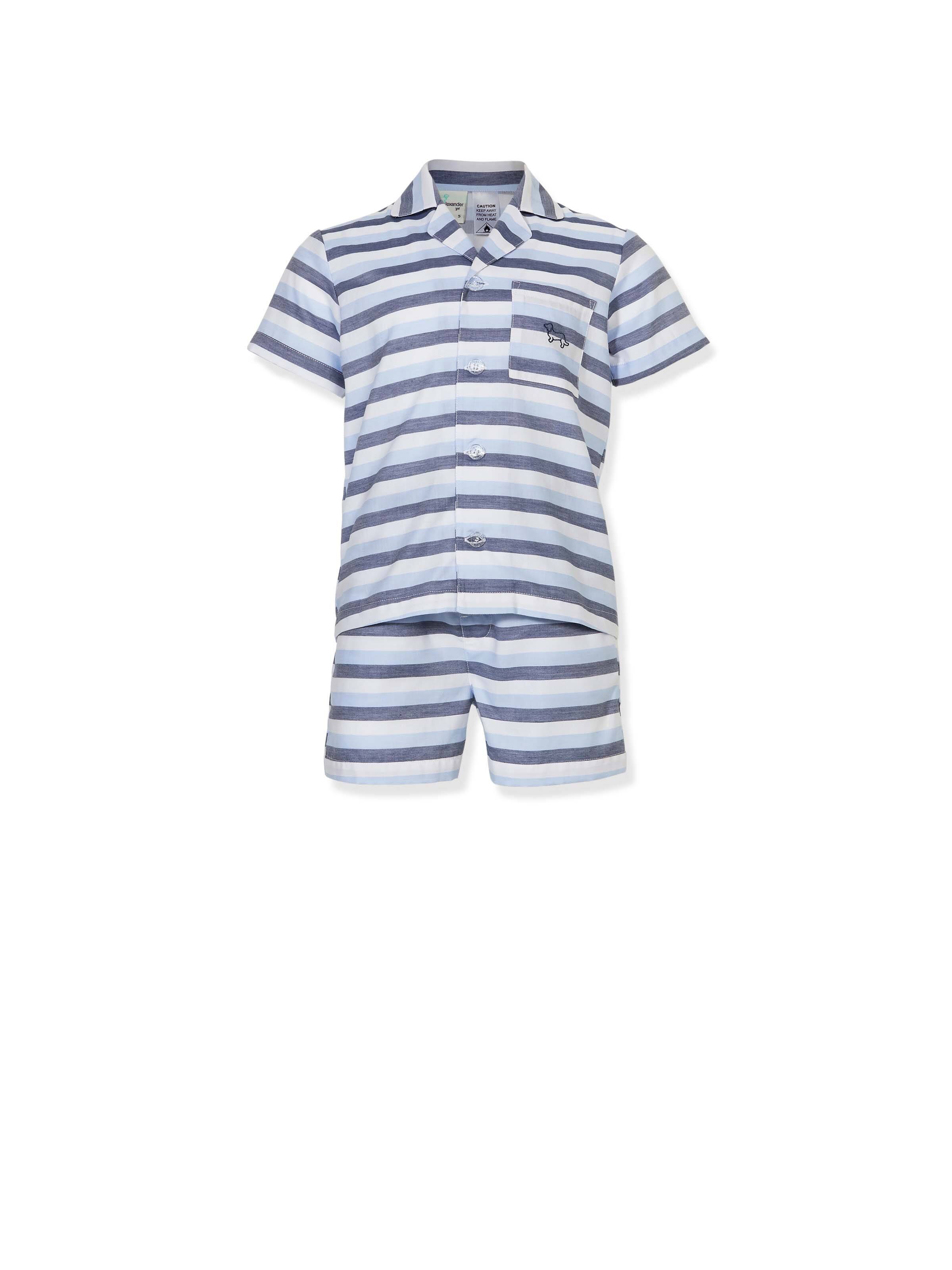 Jnr Boys Classic Stripe Pj Set