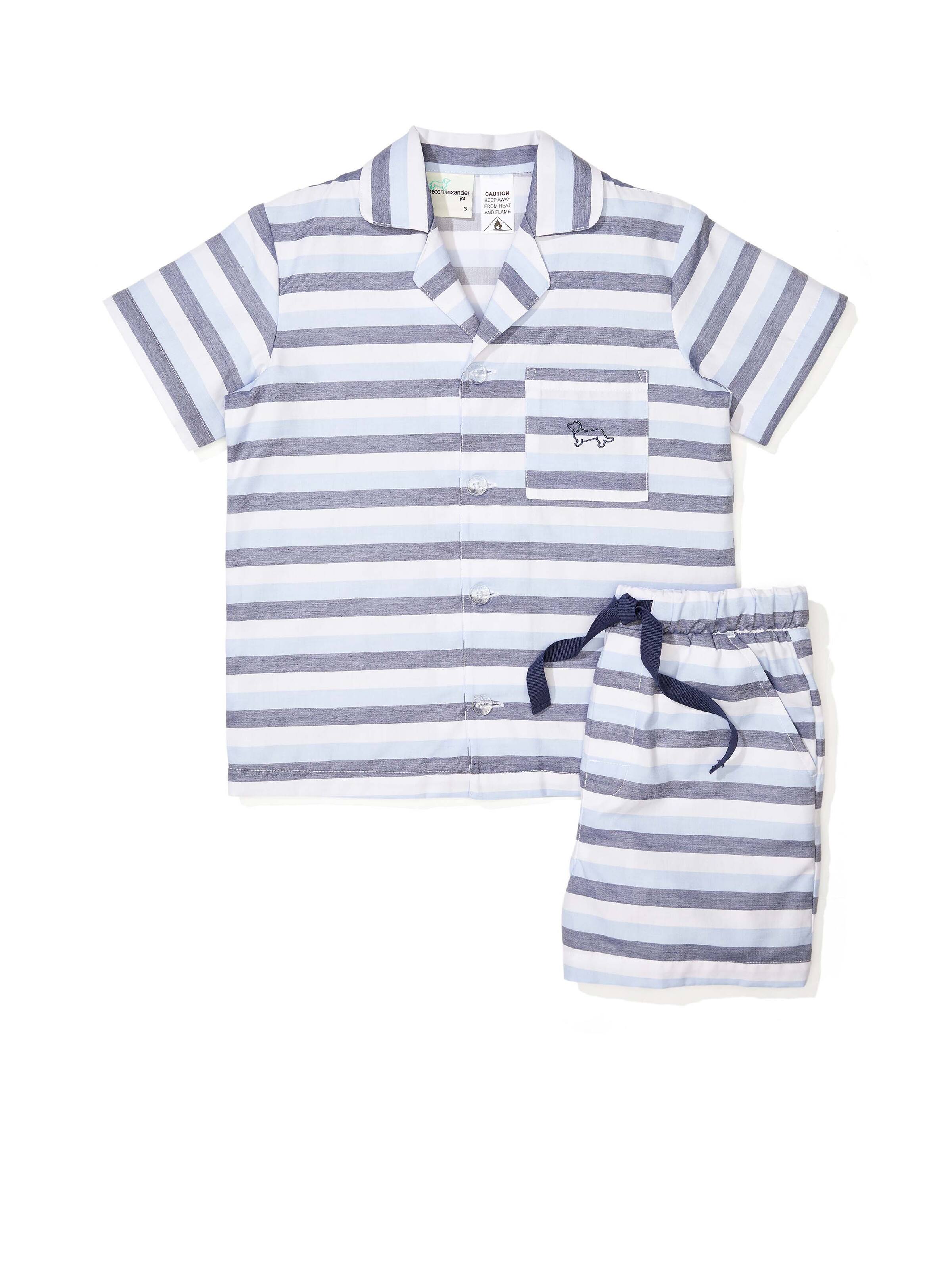 Jnr Boys Classic Stripe Pj Set