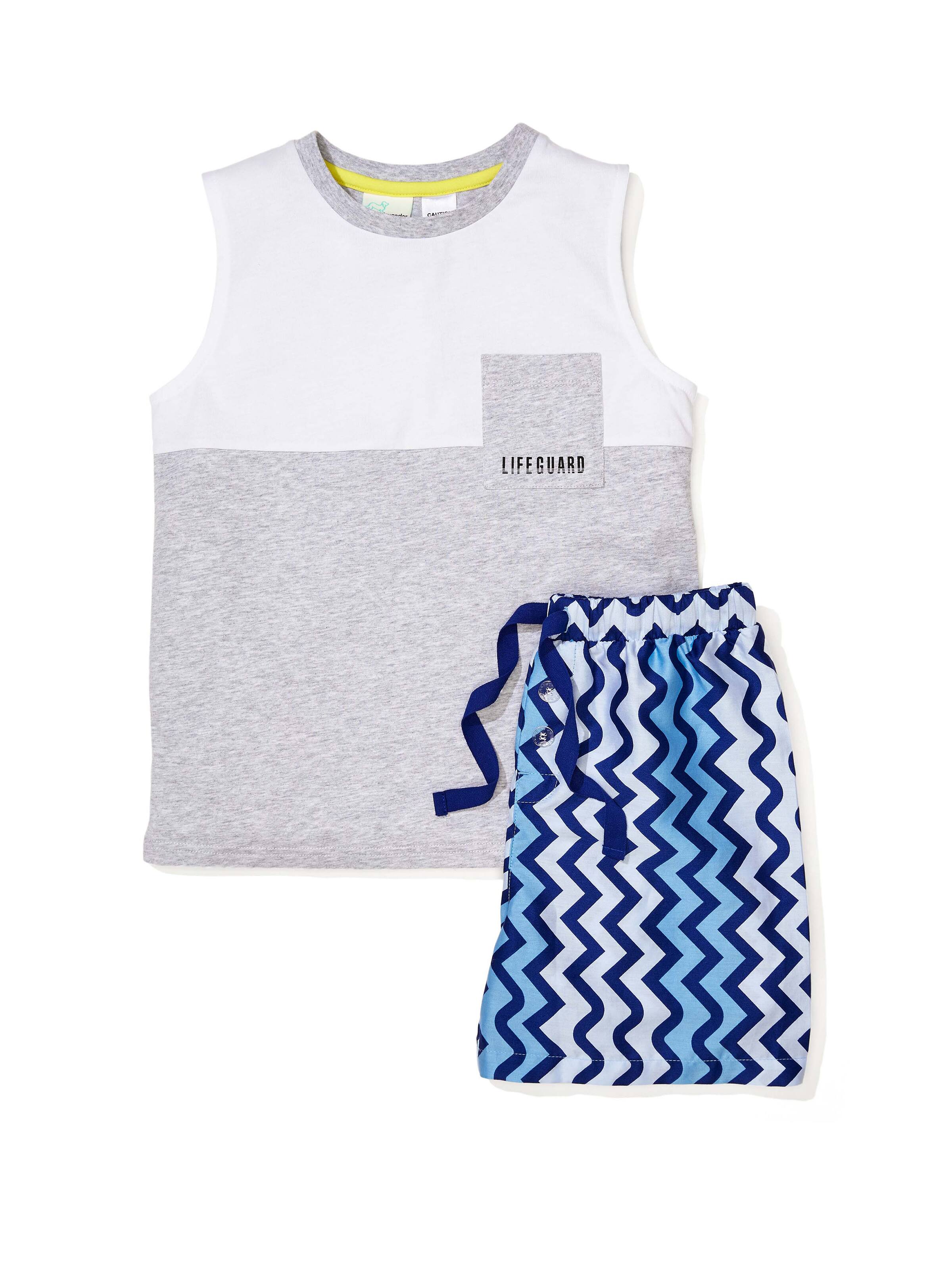 Boys Lifeguard Wave Pj Set