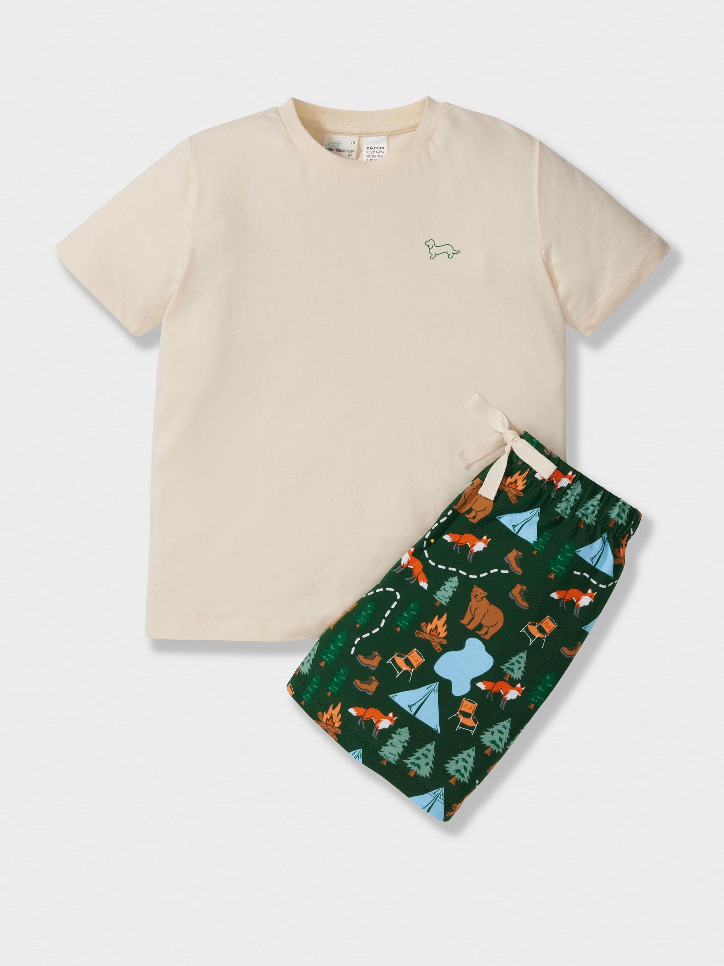 Boys Camping Short Pj Set