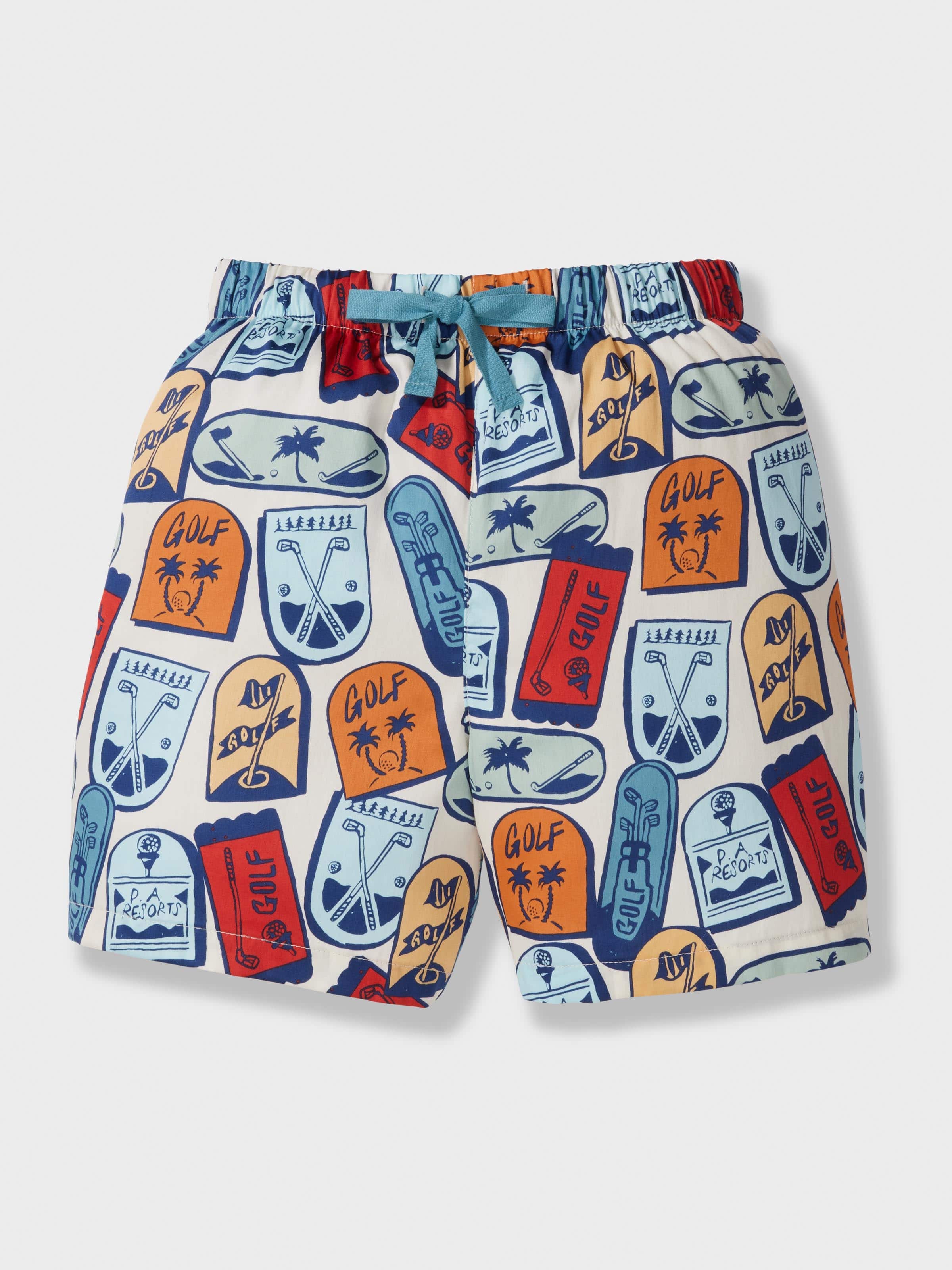 Boys Golf Resort Short Pj Set