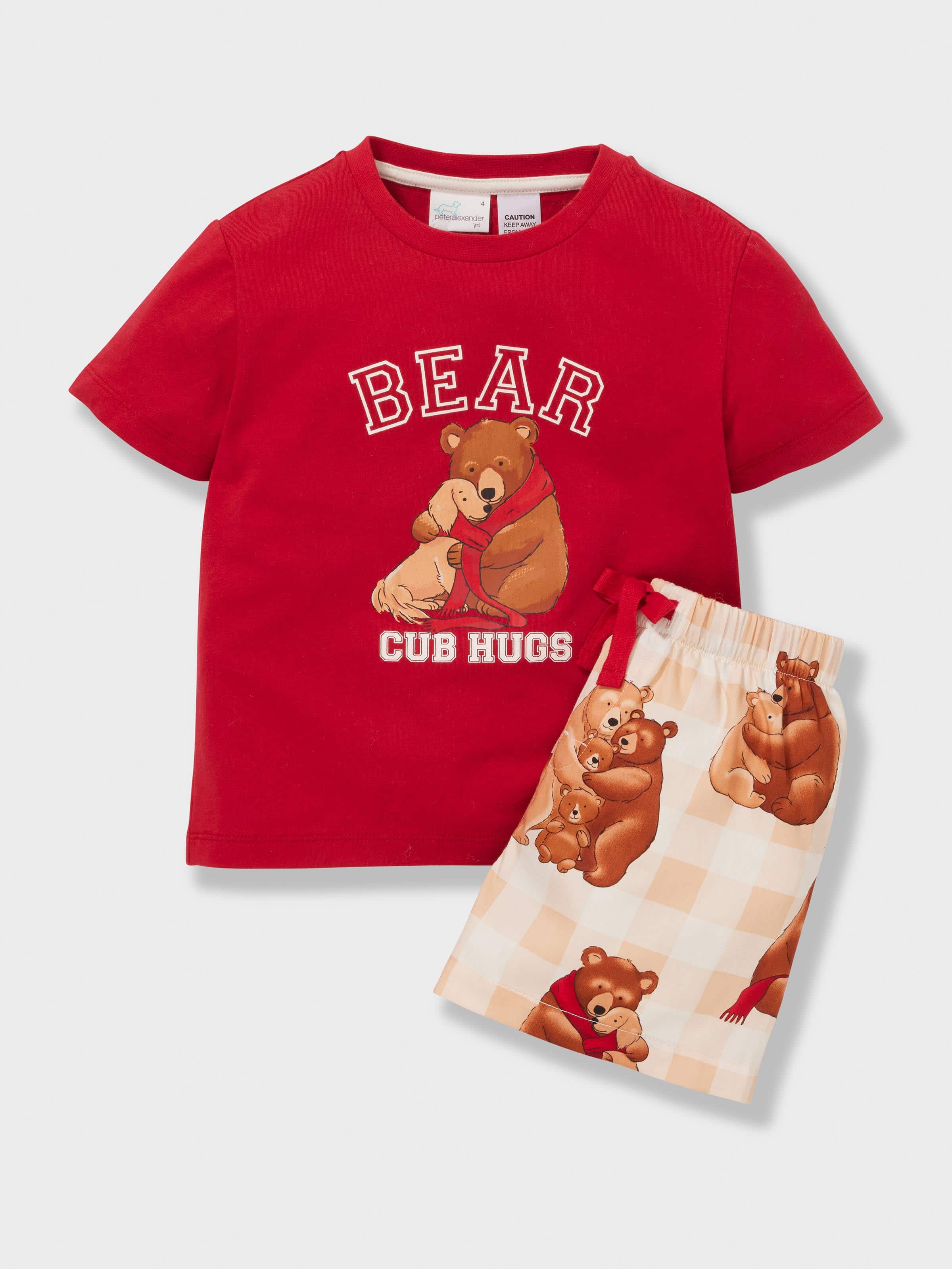 Kids Bear Cub Short Pj Set