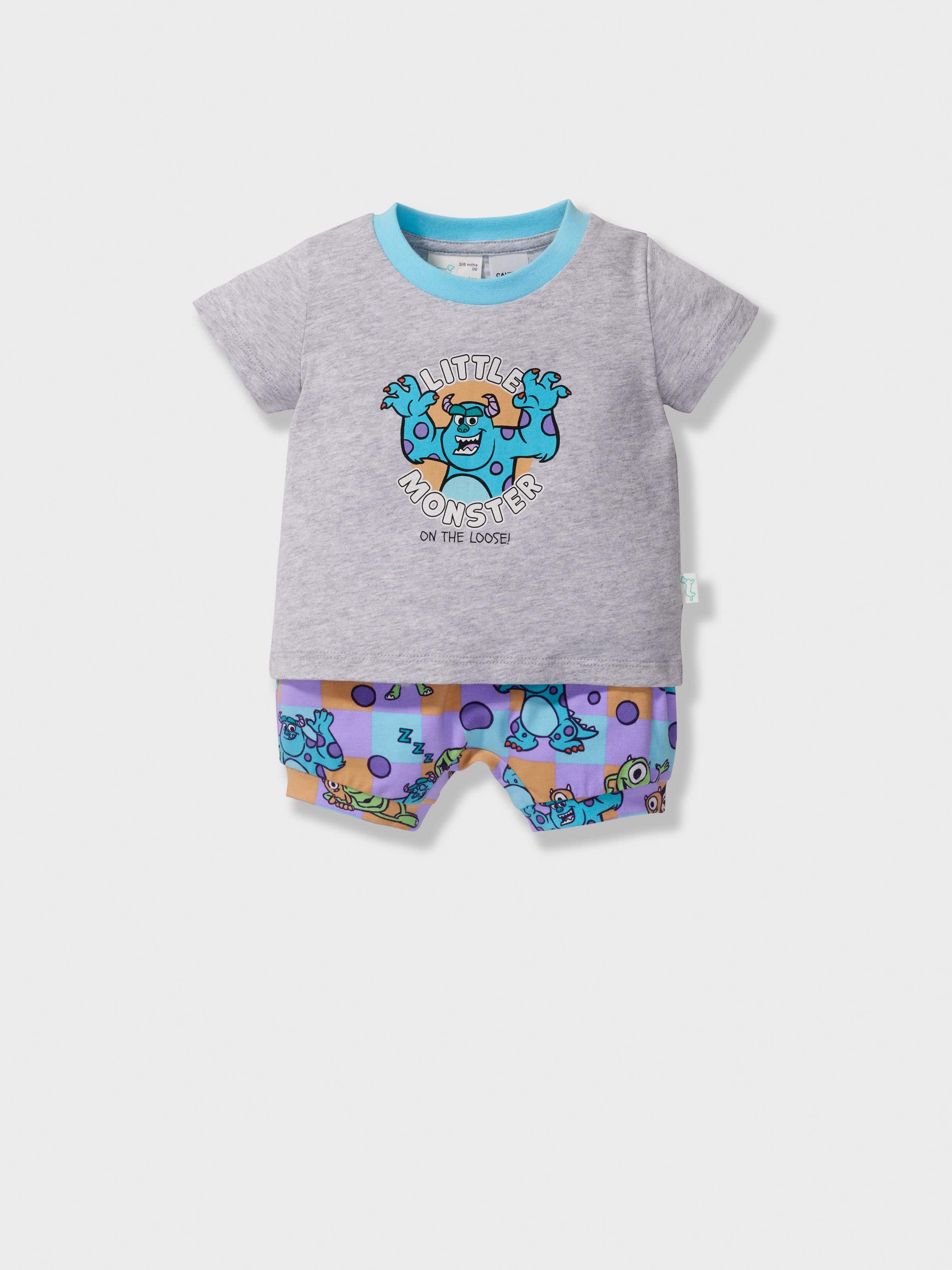Baby Monsters Inc Short Pj Set