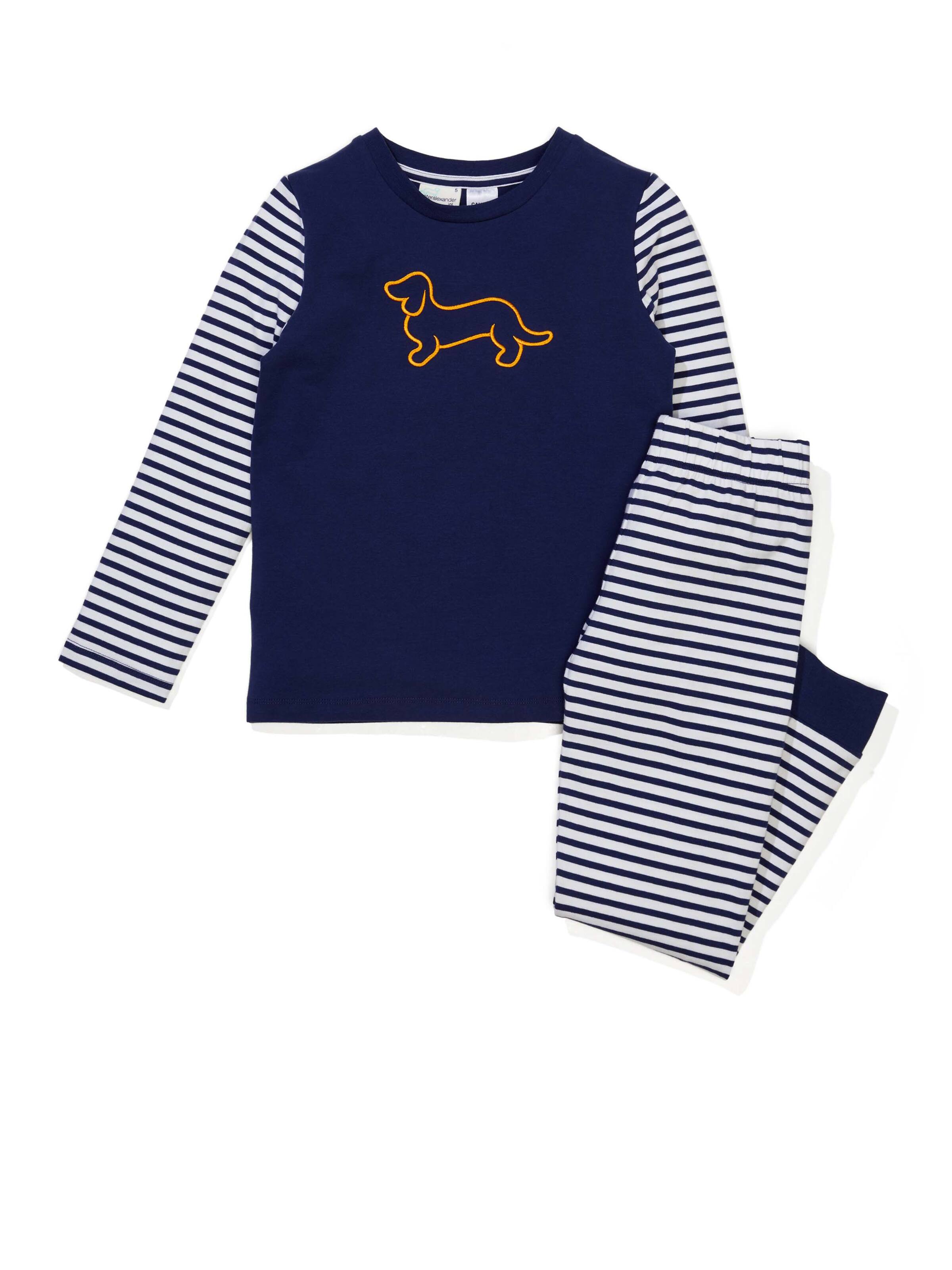 Jnr Boys Navy Stripe Set