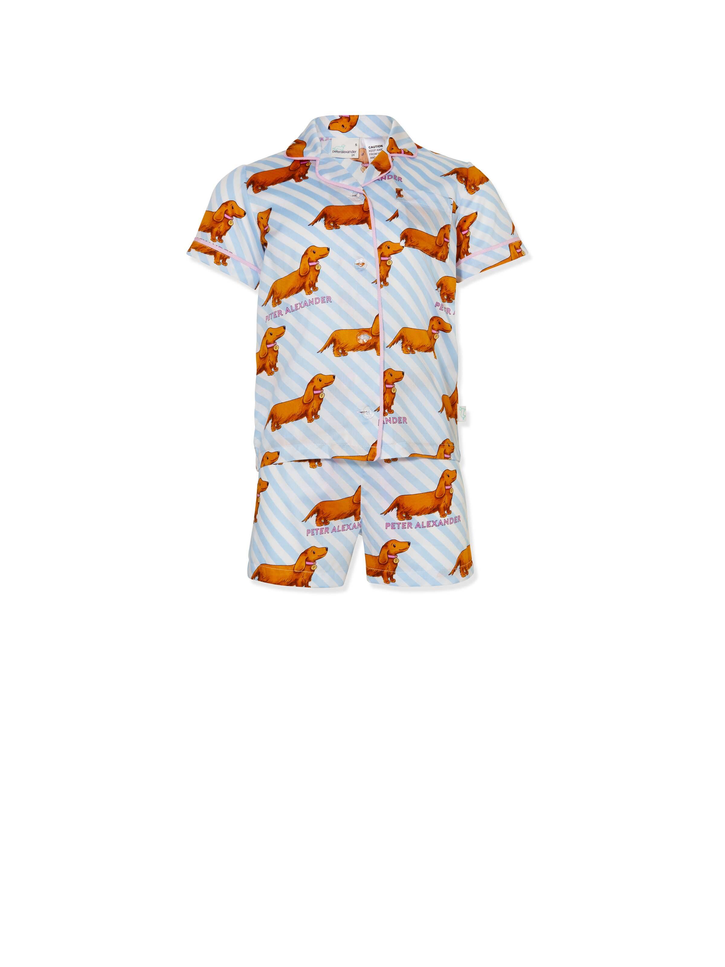 Jnr Girls Penny Dog Shortie Pj Set