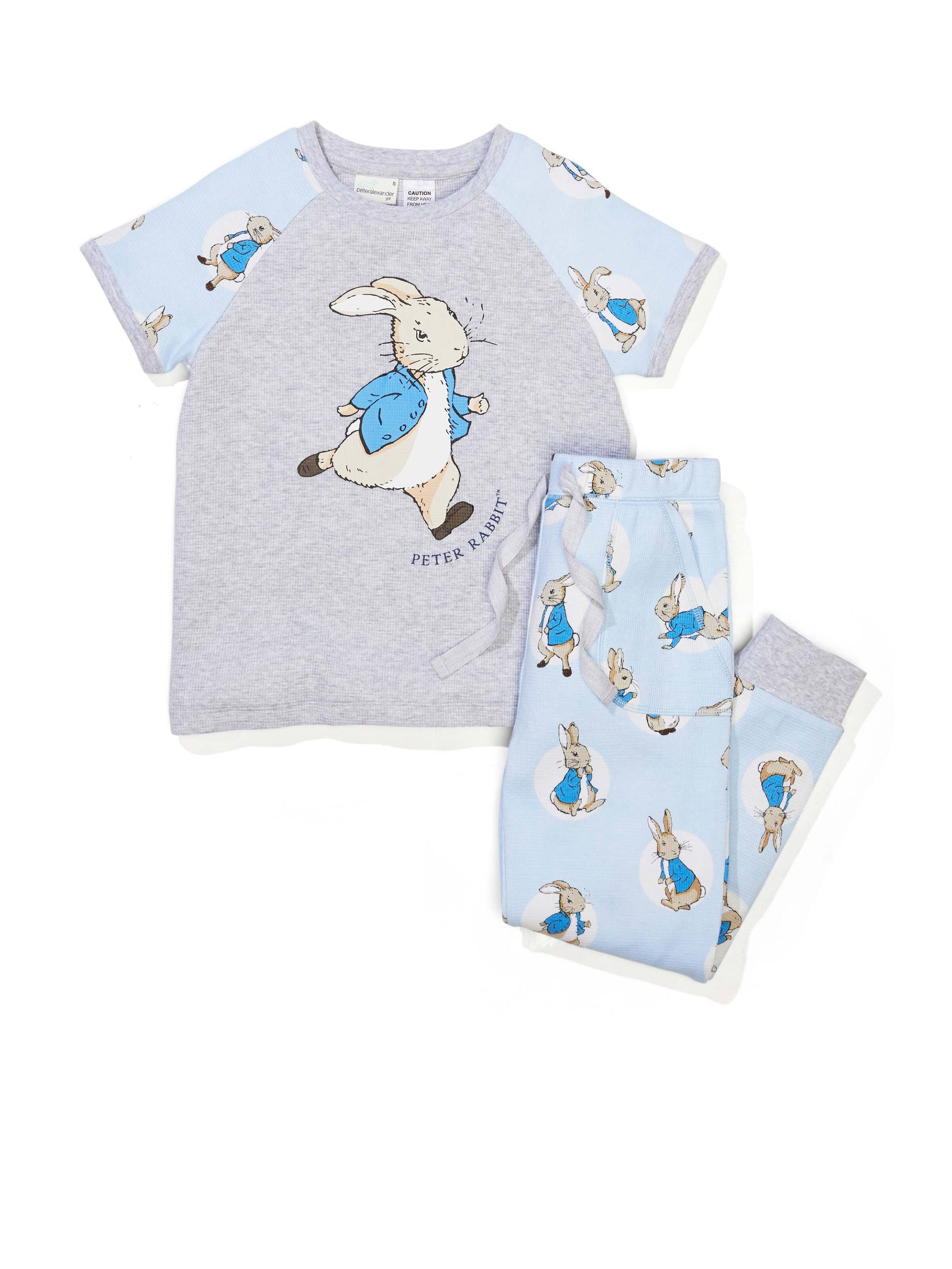 Jnr Kids Peter Rabbit Short Sleeve Pj Set