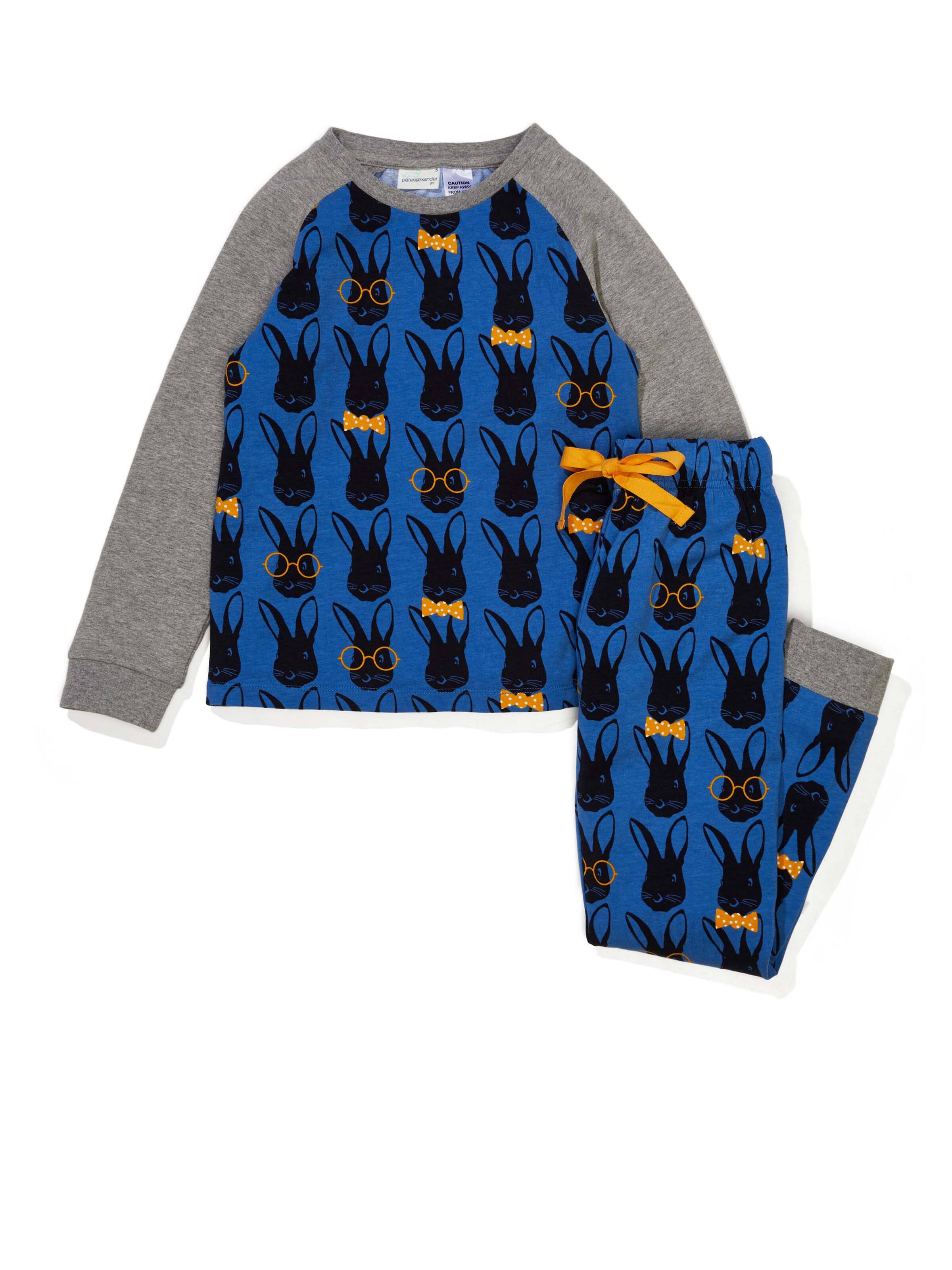 Jnr Boys Smart Bunny Pj Set