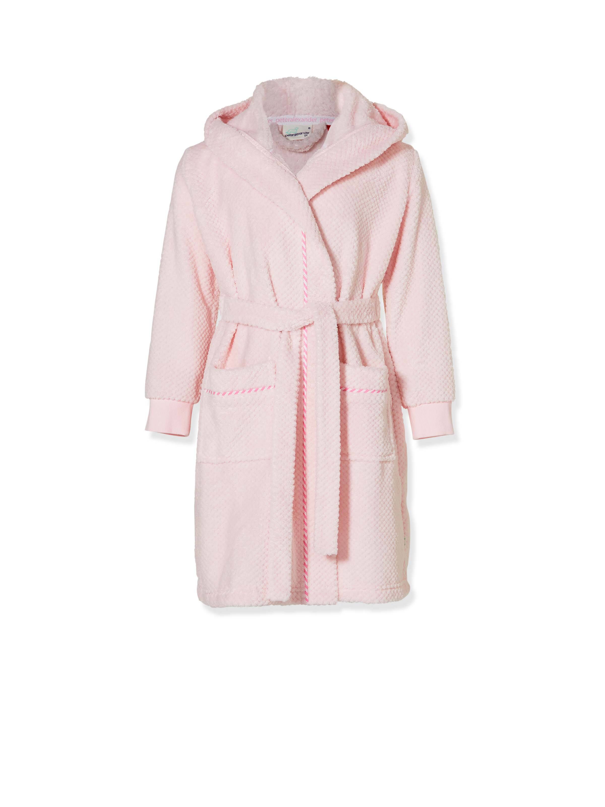 Jnr Pink Jacquard Gown