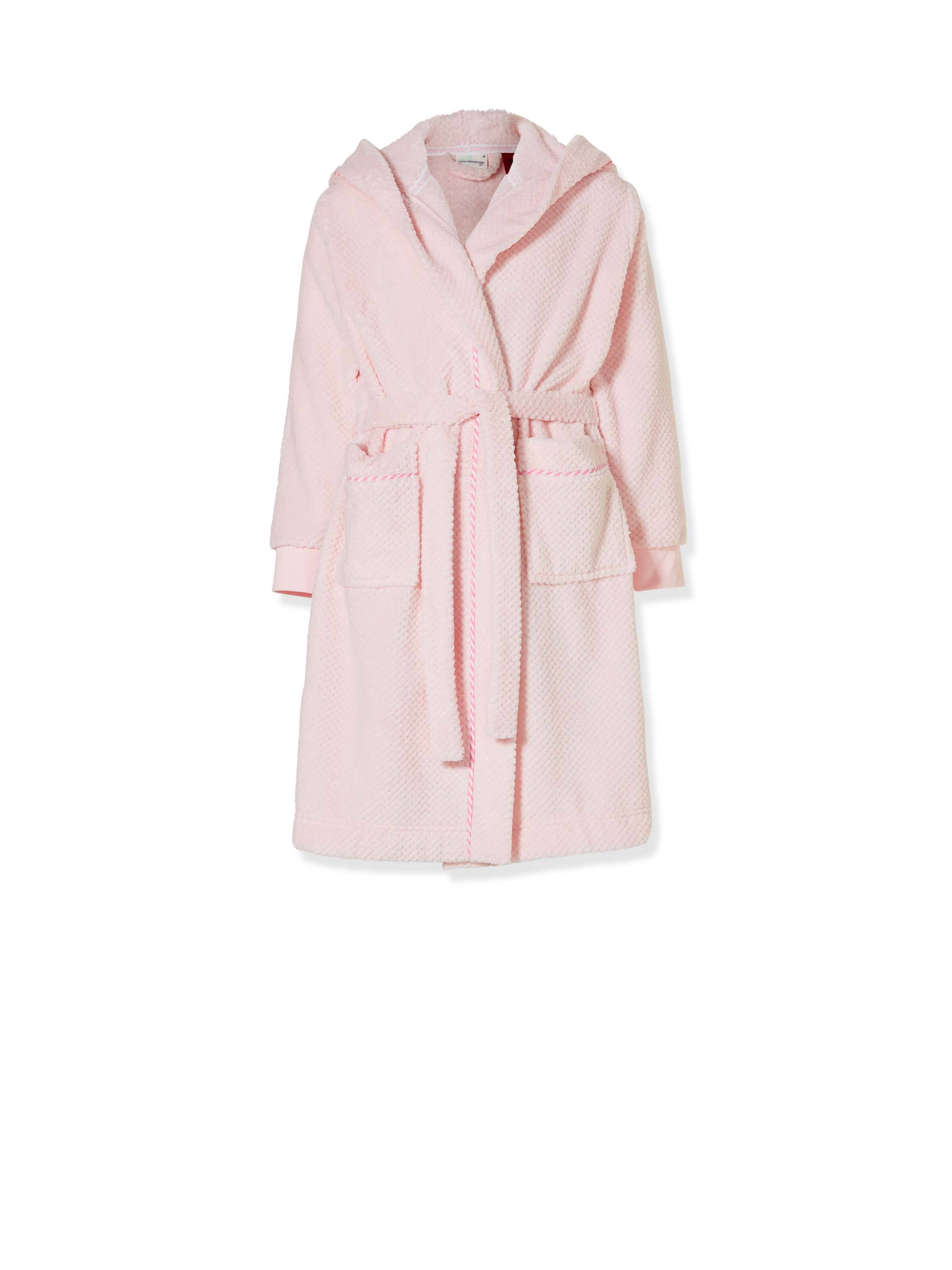 Big Girls Pink Jacquard Gown