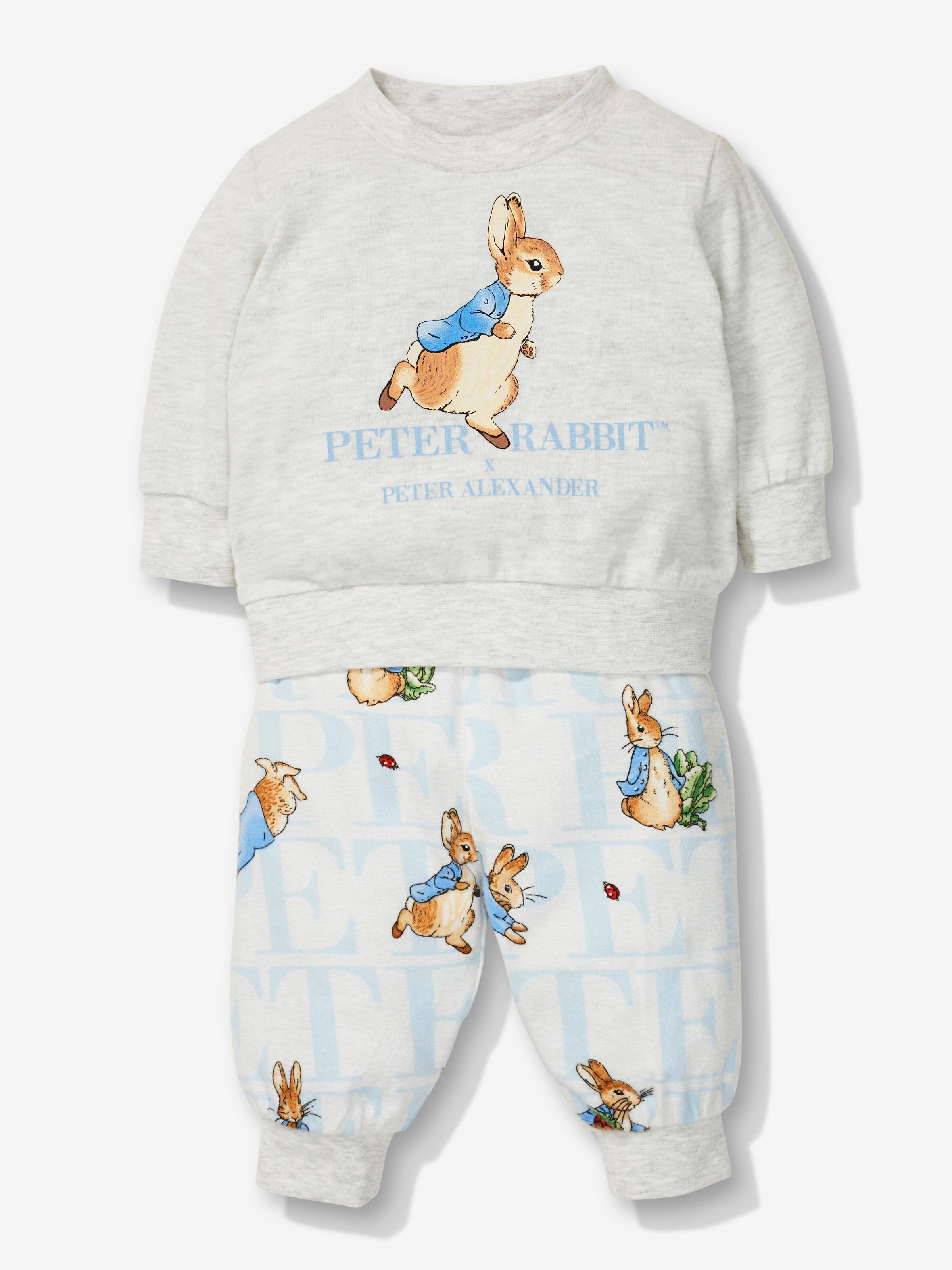 Pyjama Bébé Peter Rabbit 100% Coton – Ensemble Chemise & Pantalon Doux Lapin Pierre Officiel