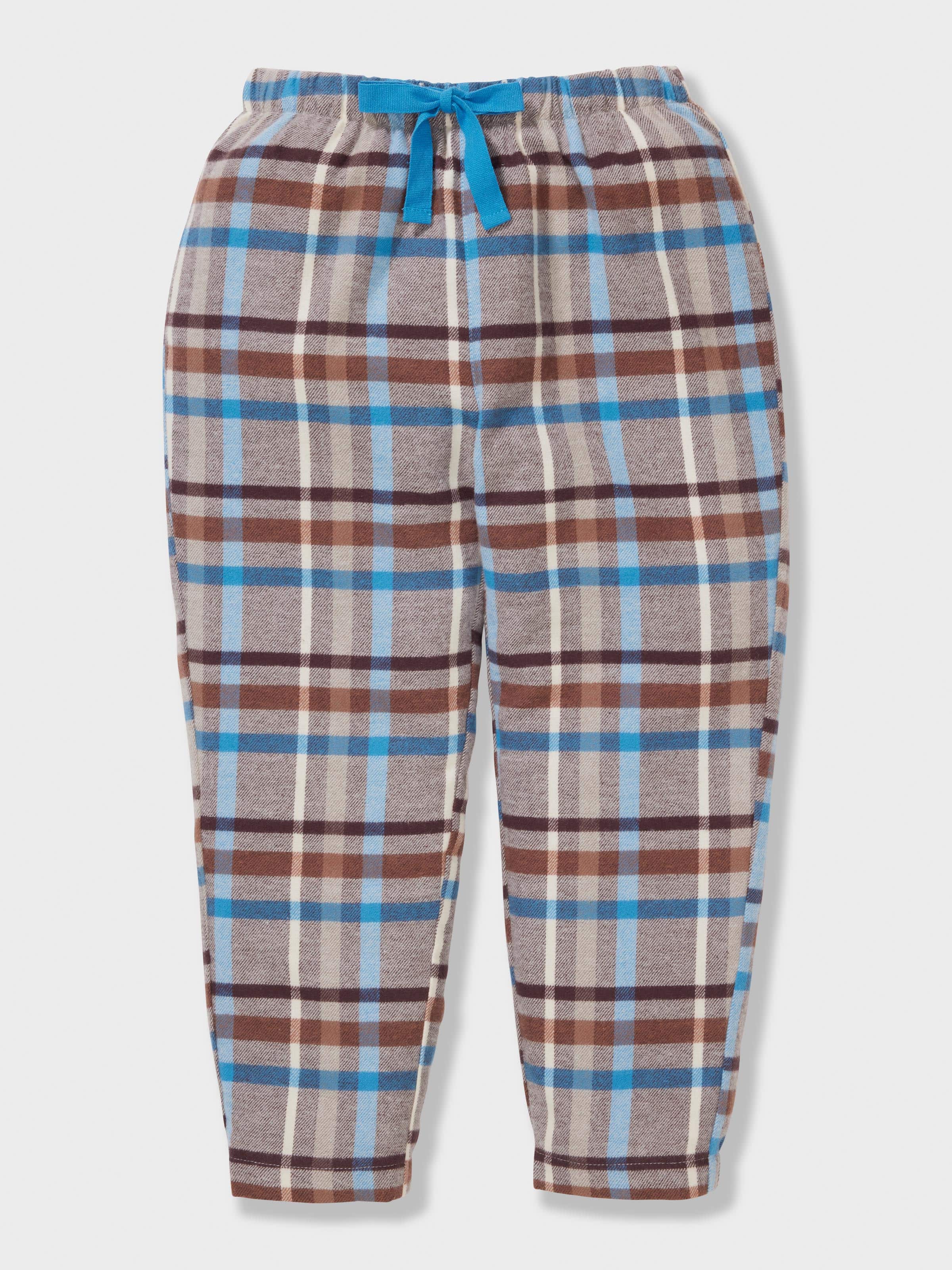 Boys Grandpa Check Long Pj Set