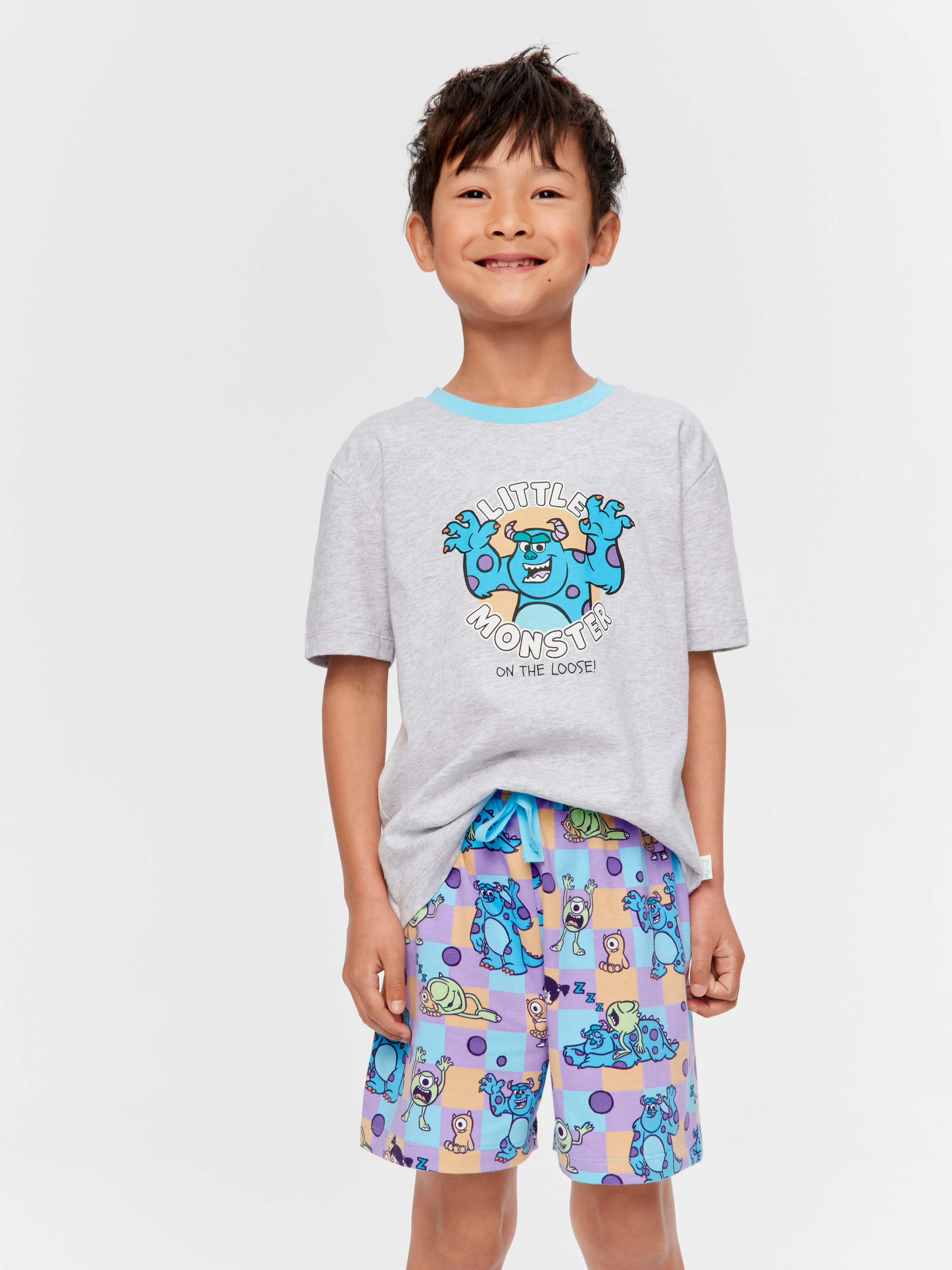 Jnr Boys Monsters Inc Short Pj Set