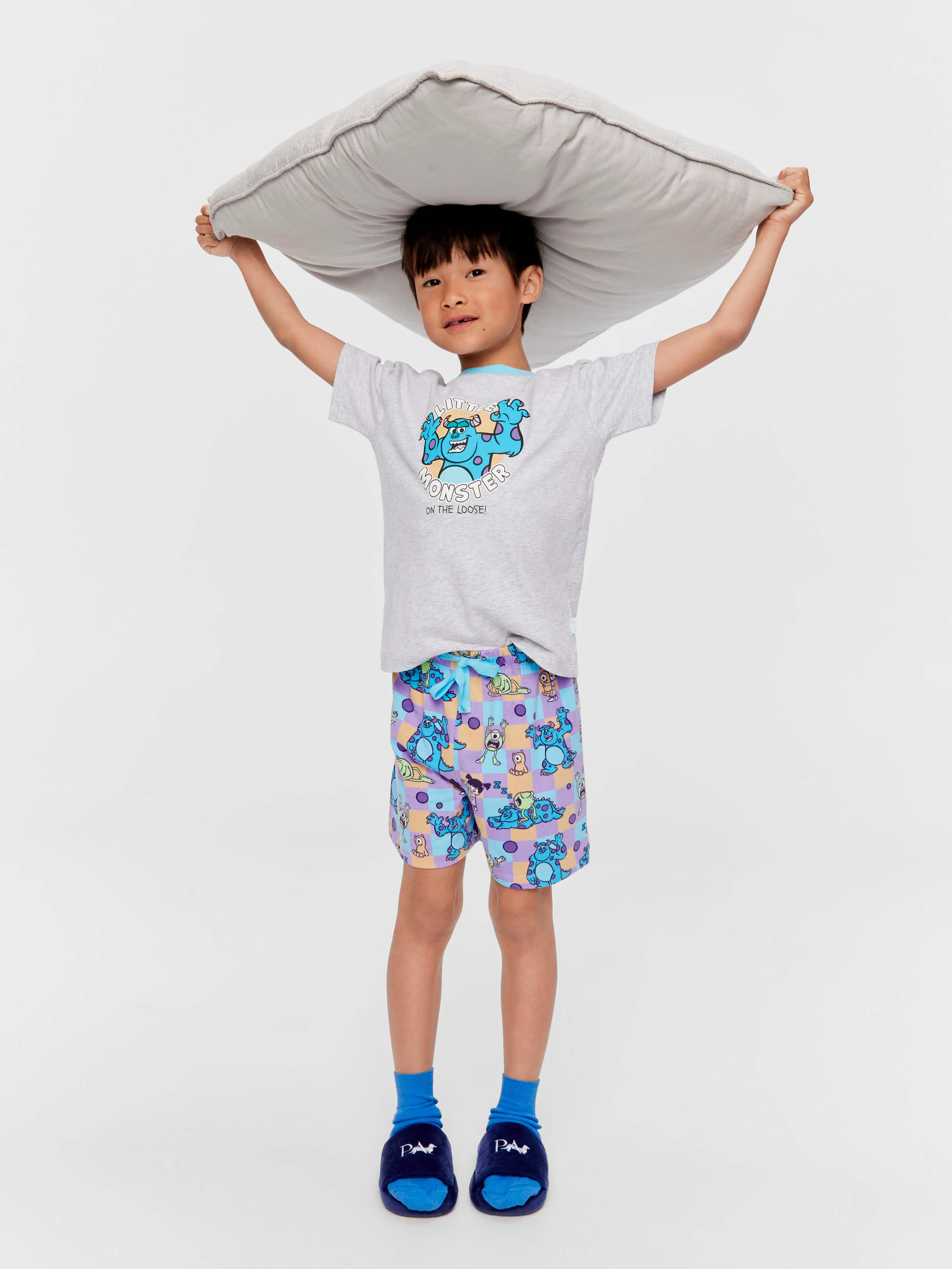 Jnr Boys Monsters Inc Short Pj Set