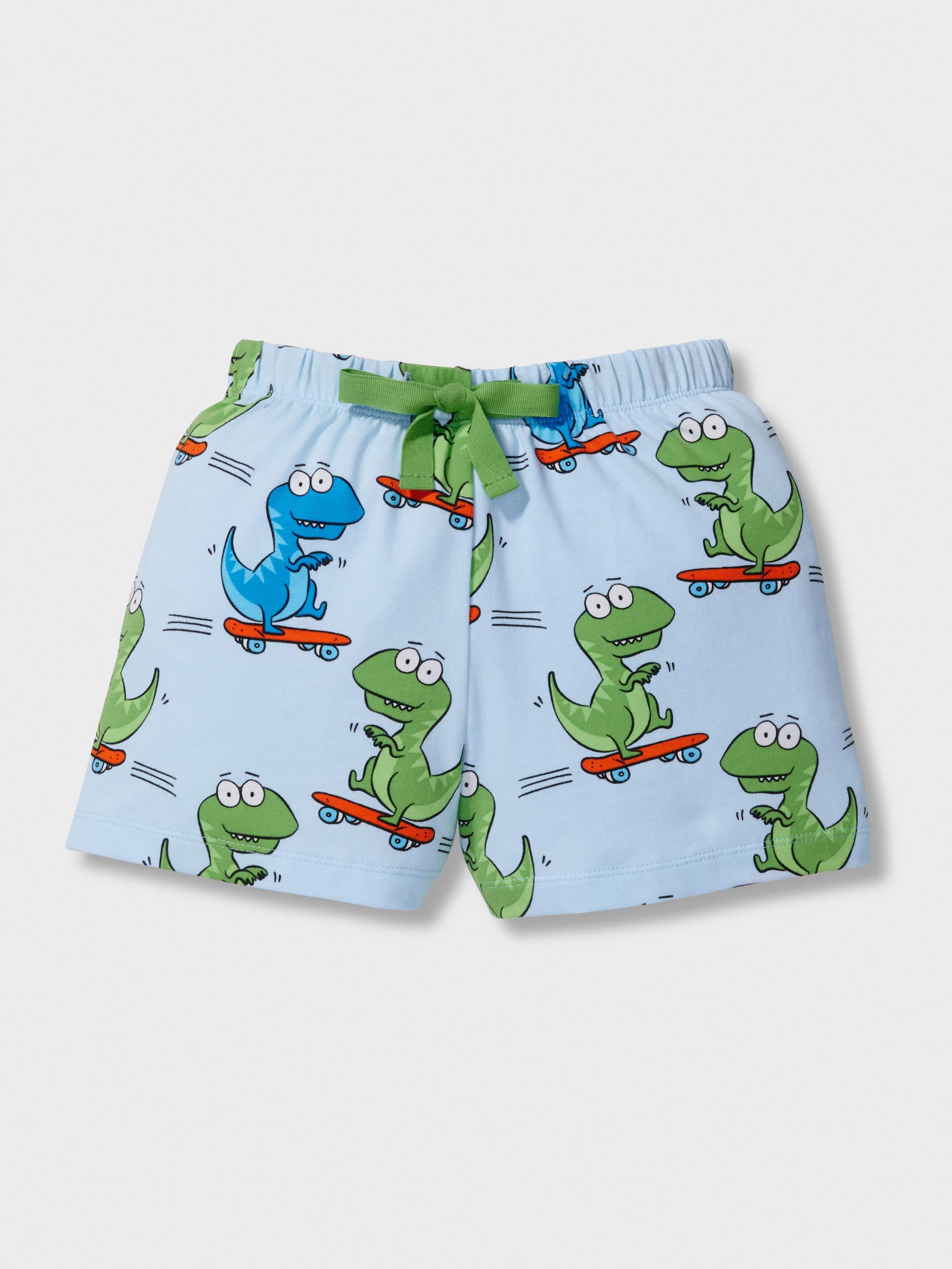 Jnr Boys Dino-Skater Short Pj Set