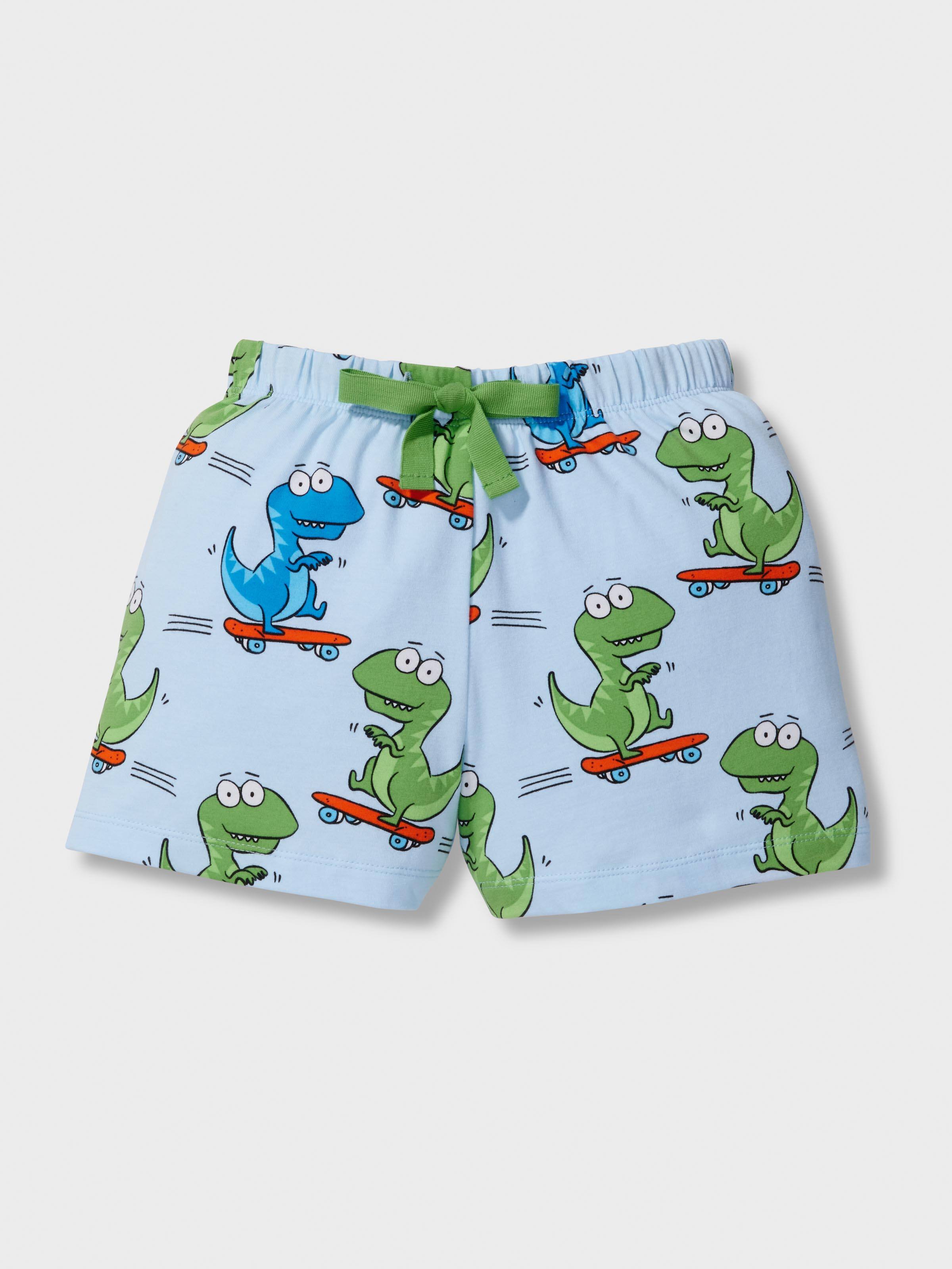 Jnr Boys Dino-Skater Short Pj Set
