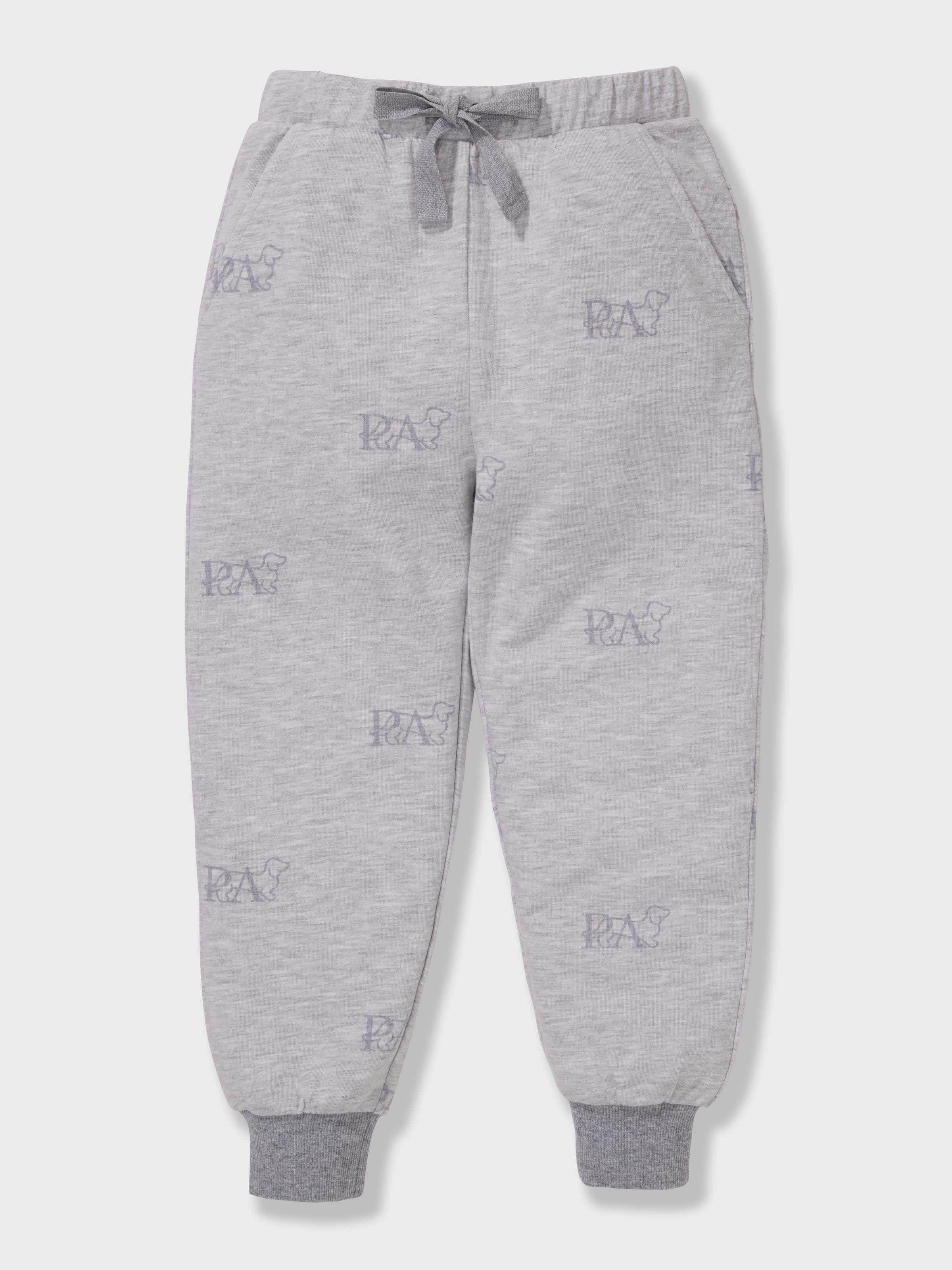 Jnr Boys Heritage Grey Long Pj Set