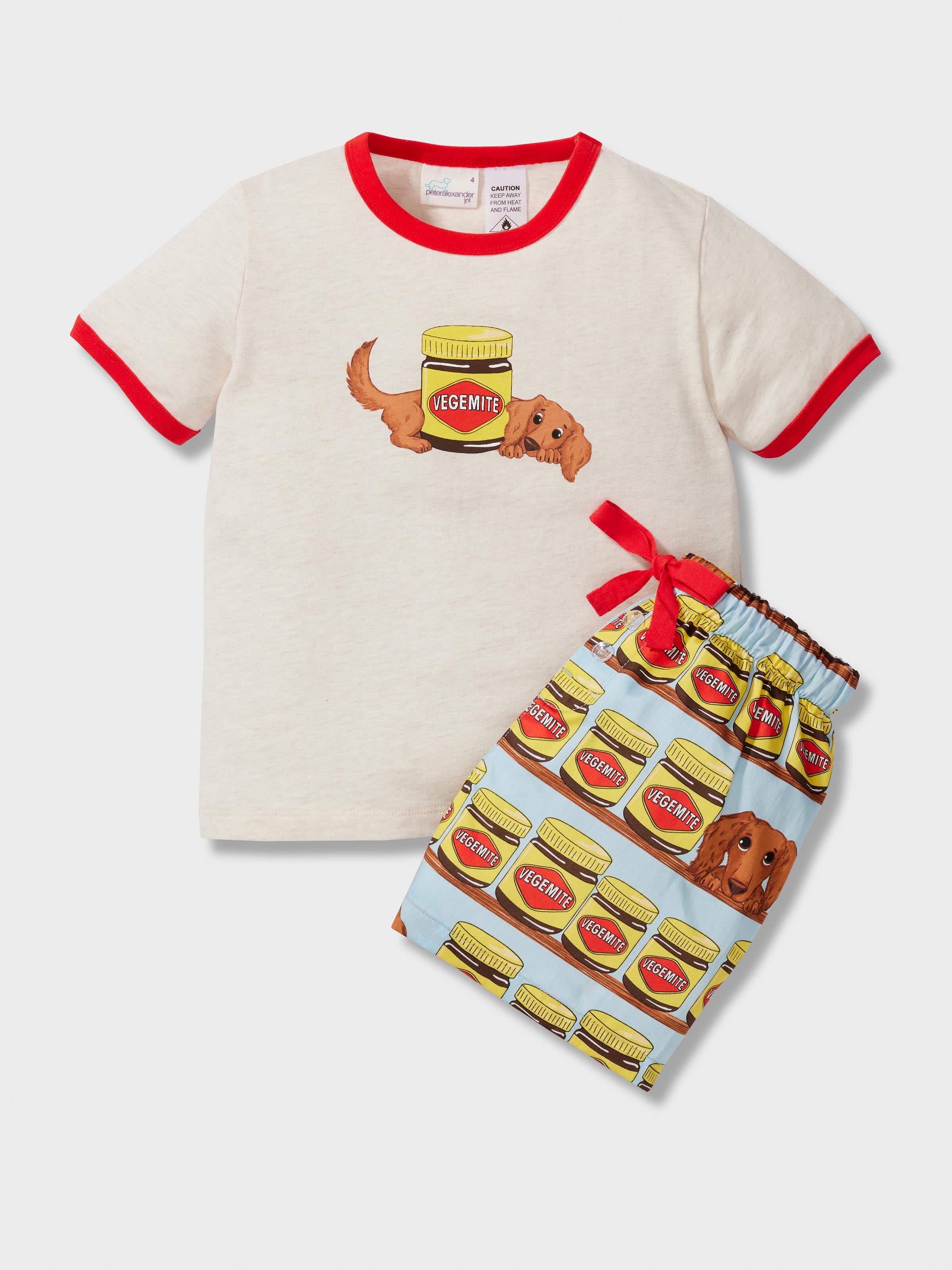 Boys Vegemite Short Pj Set