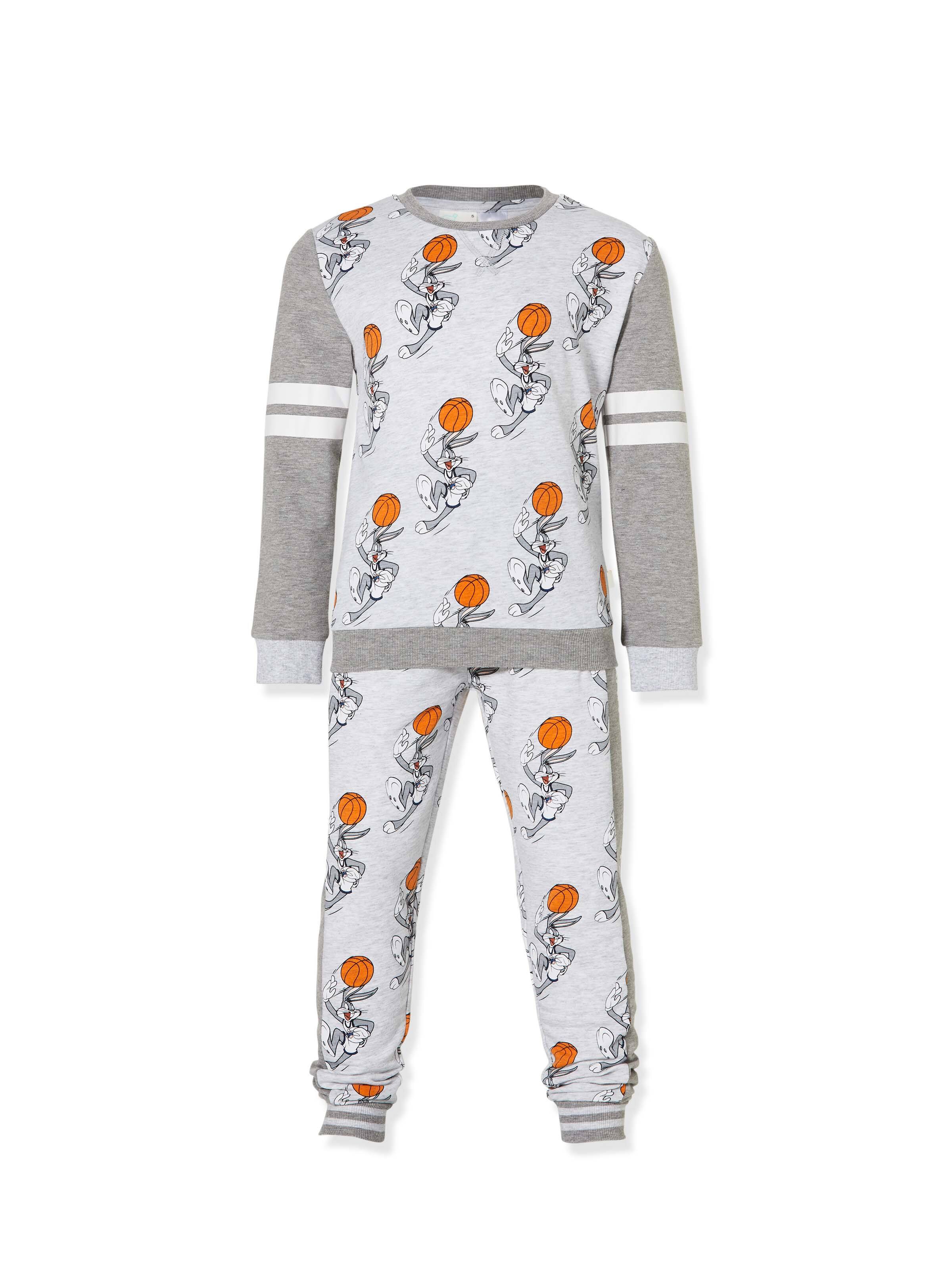 Jnr Boys Space Jam Long Pj Set