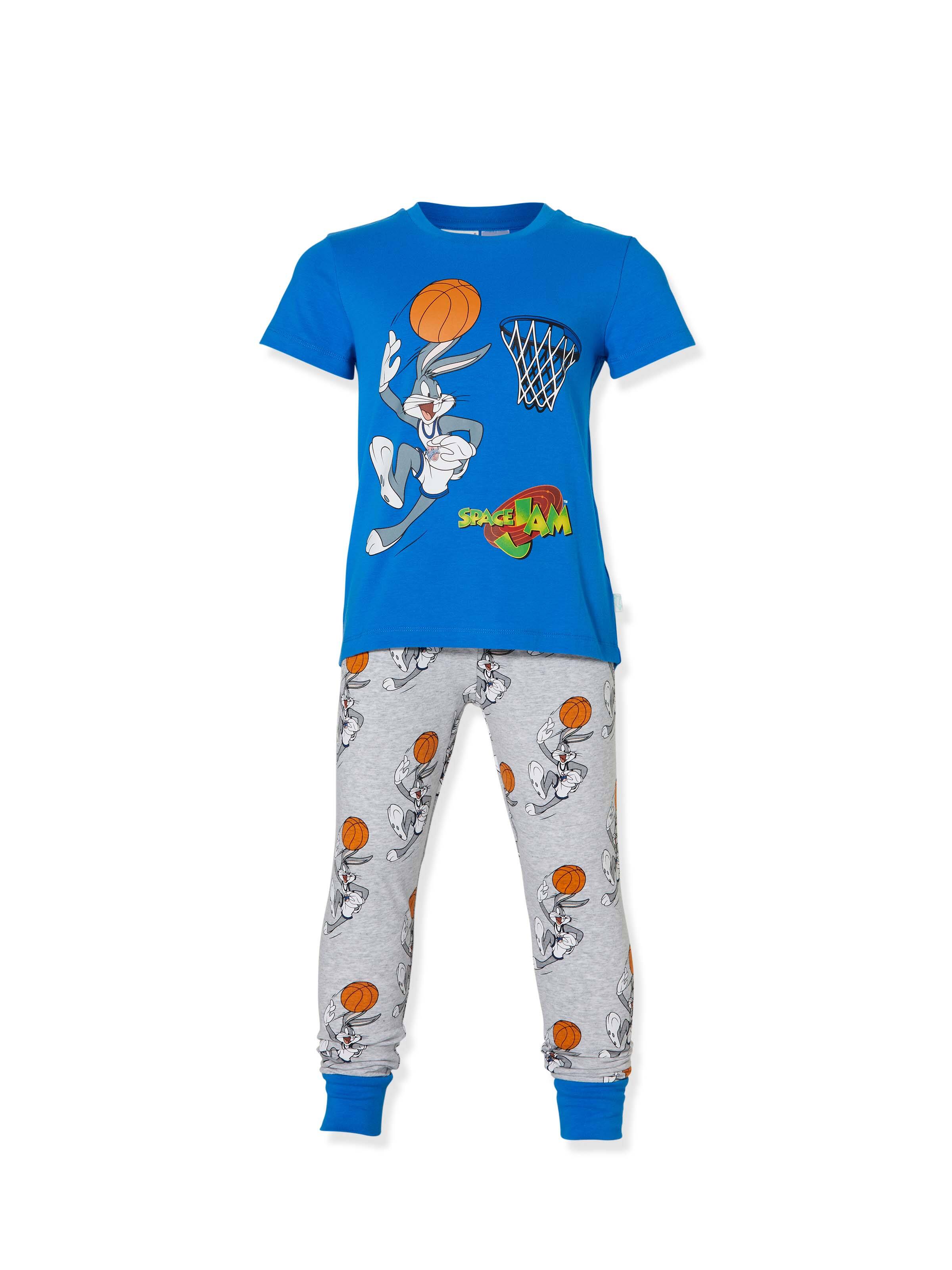 Jnr Boys Bugs Bunny Short Sleeve Pj Set