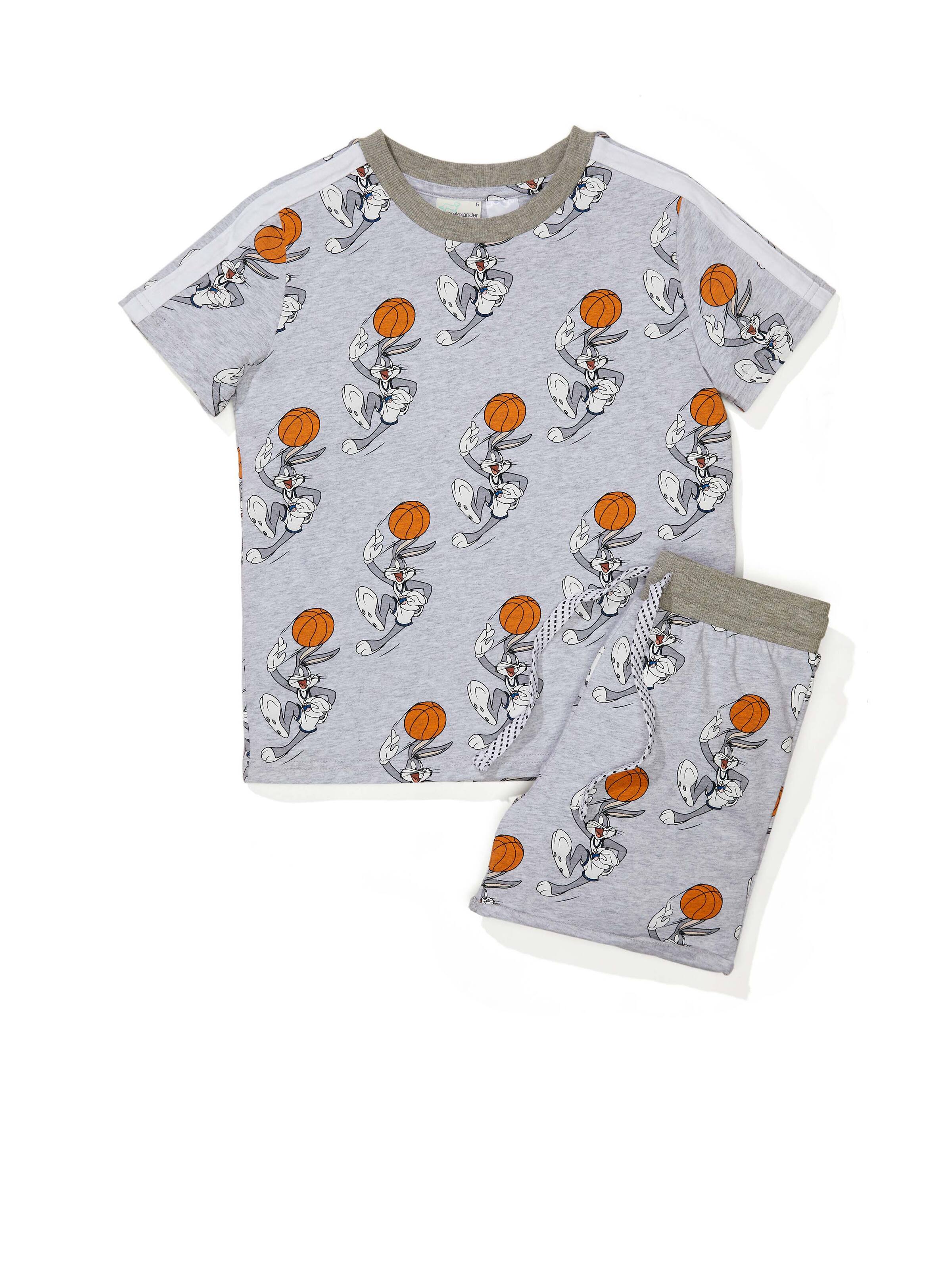 Jnr Boys Space Jam Short Pj Set