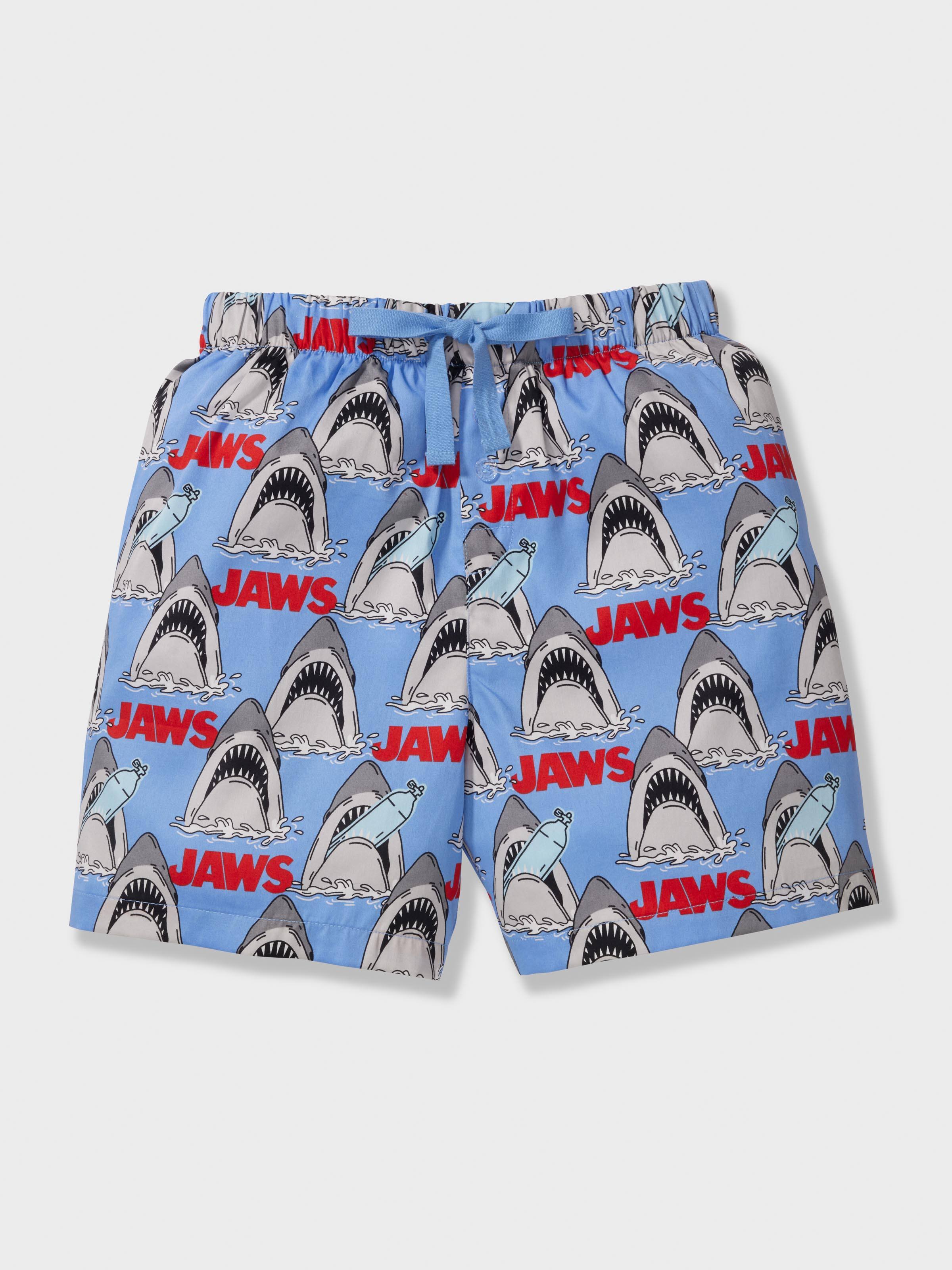 Boys Jaws Short Print Pj Set