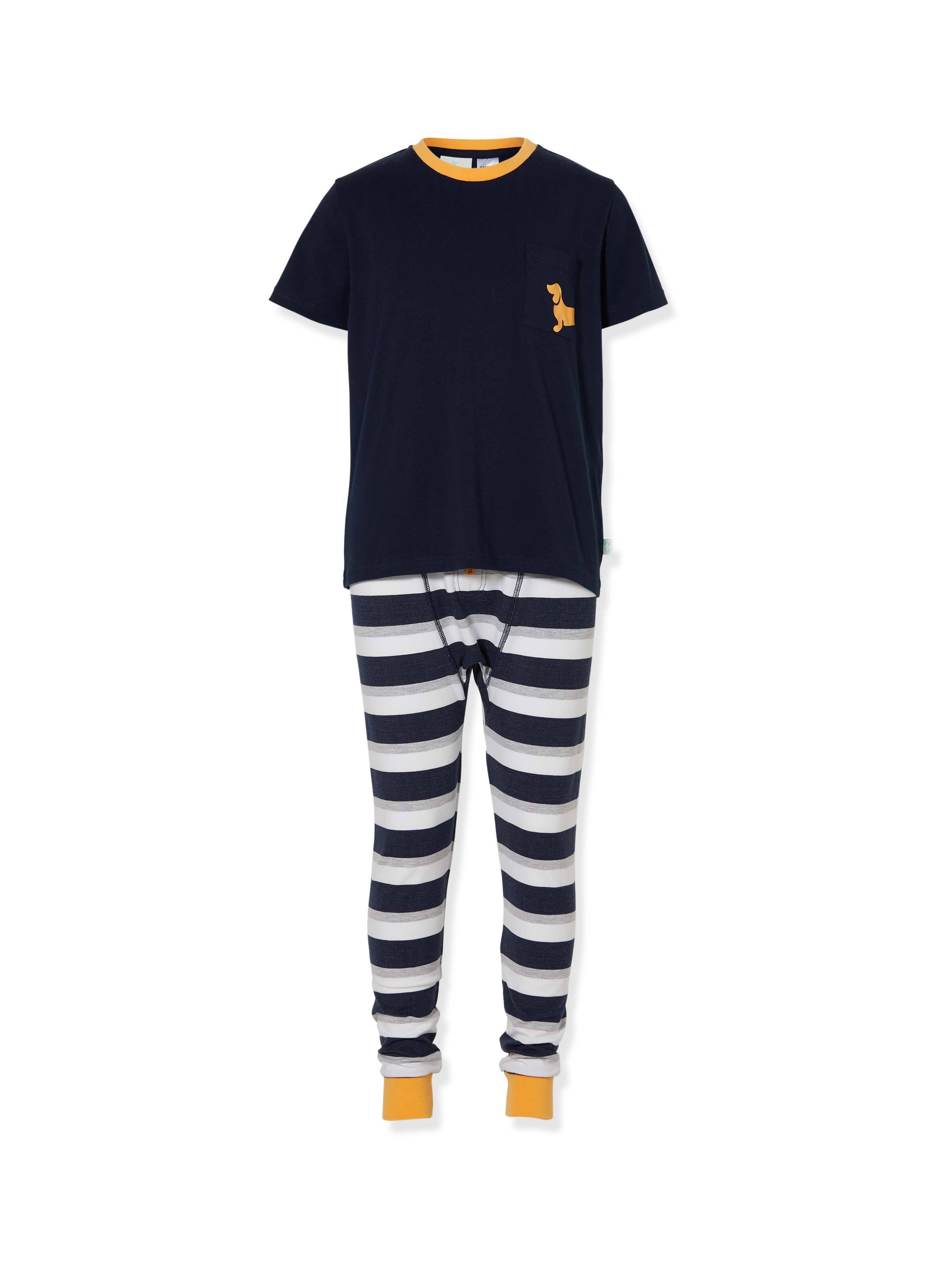 Boys Relaxed Stripe Pj Set
