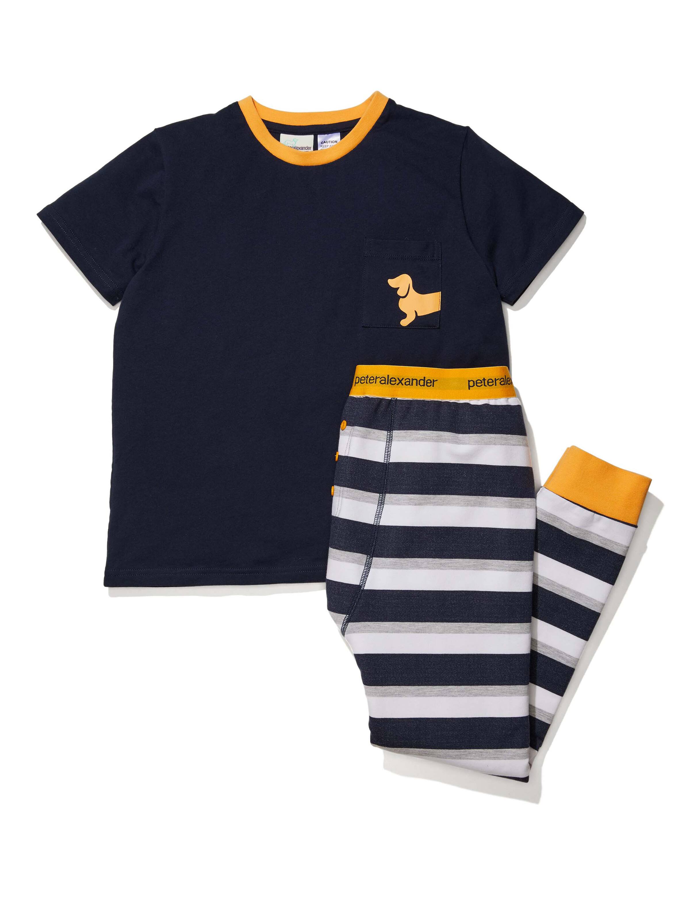 Boys Relaxed Stripe Pj Set