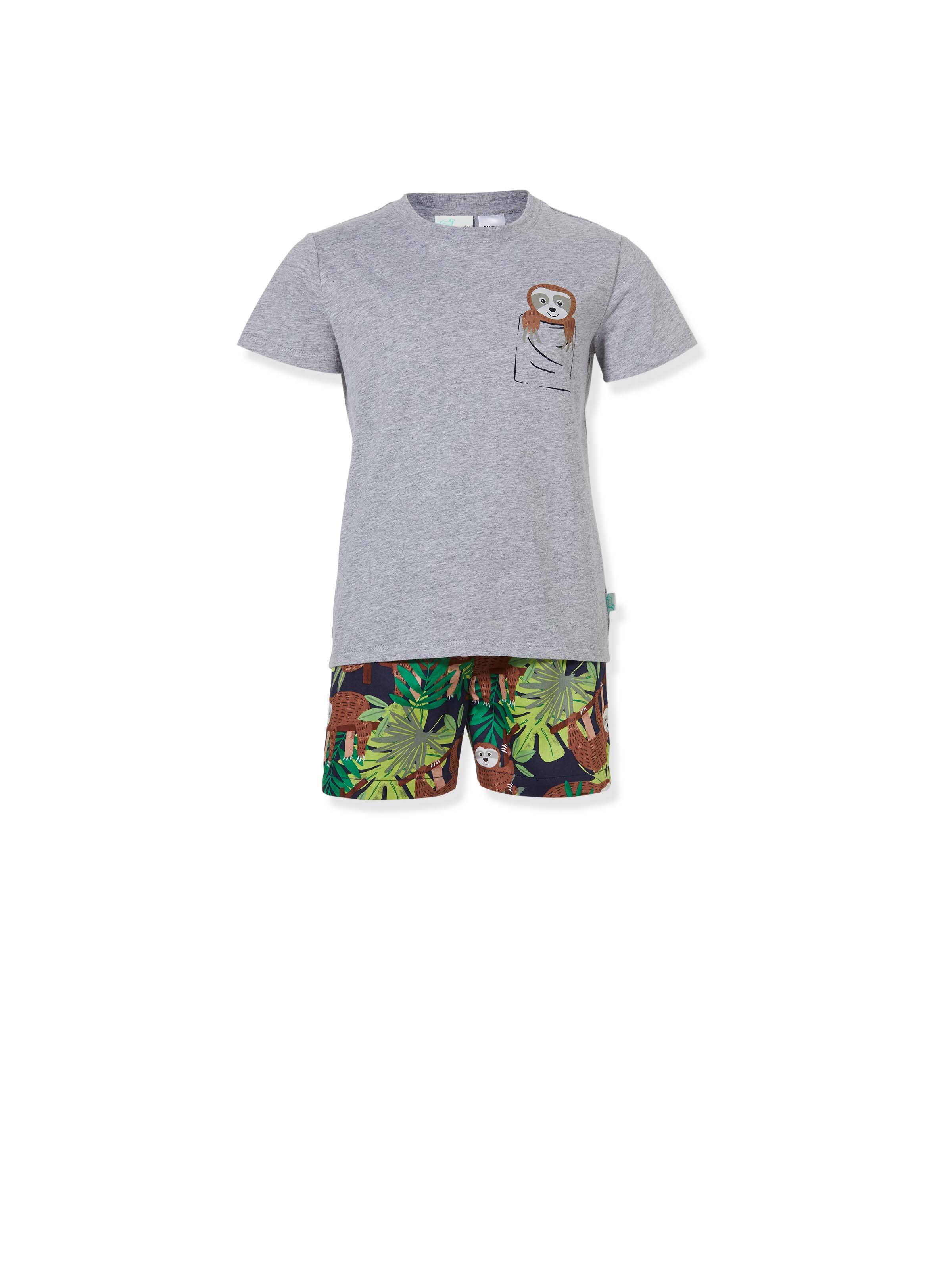 Jnr Boys Sloth Pj Set