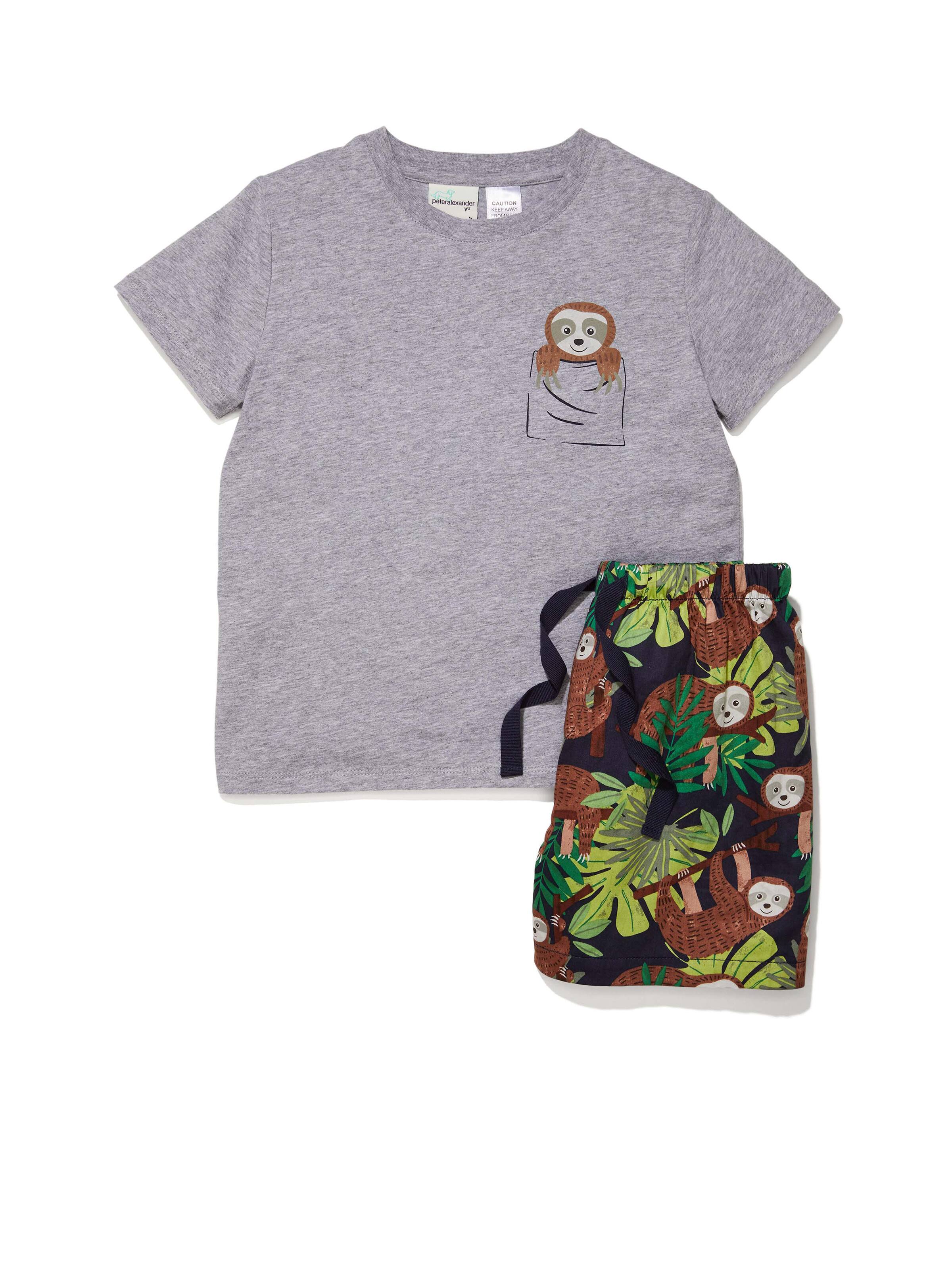 Jnr Boys Sloth Pj Set