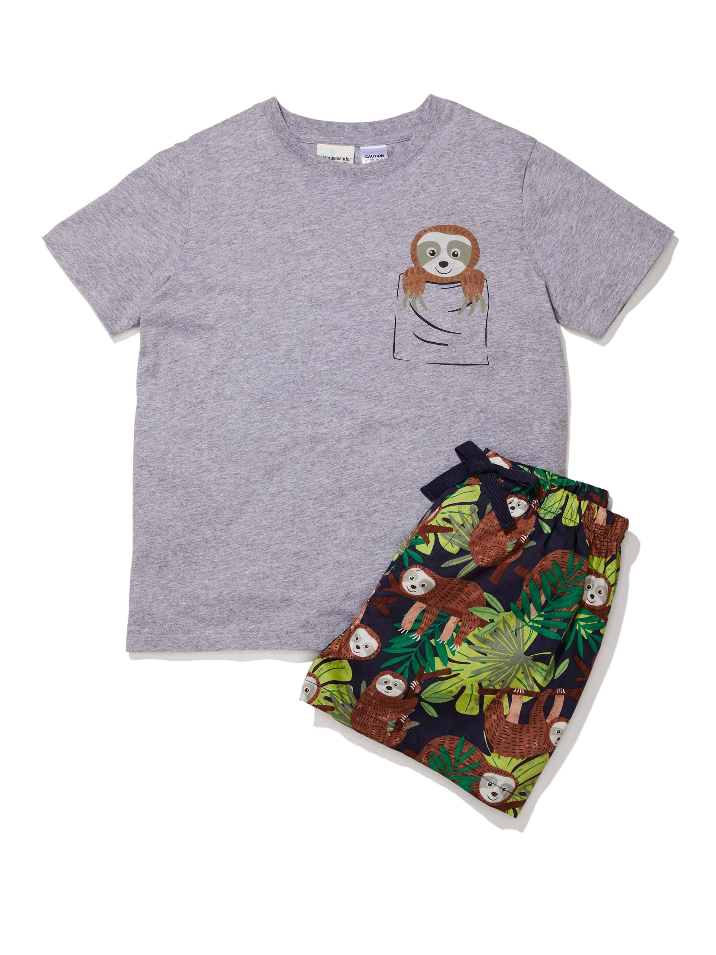Boys Sloth Pj Set