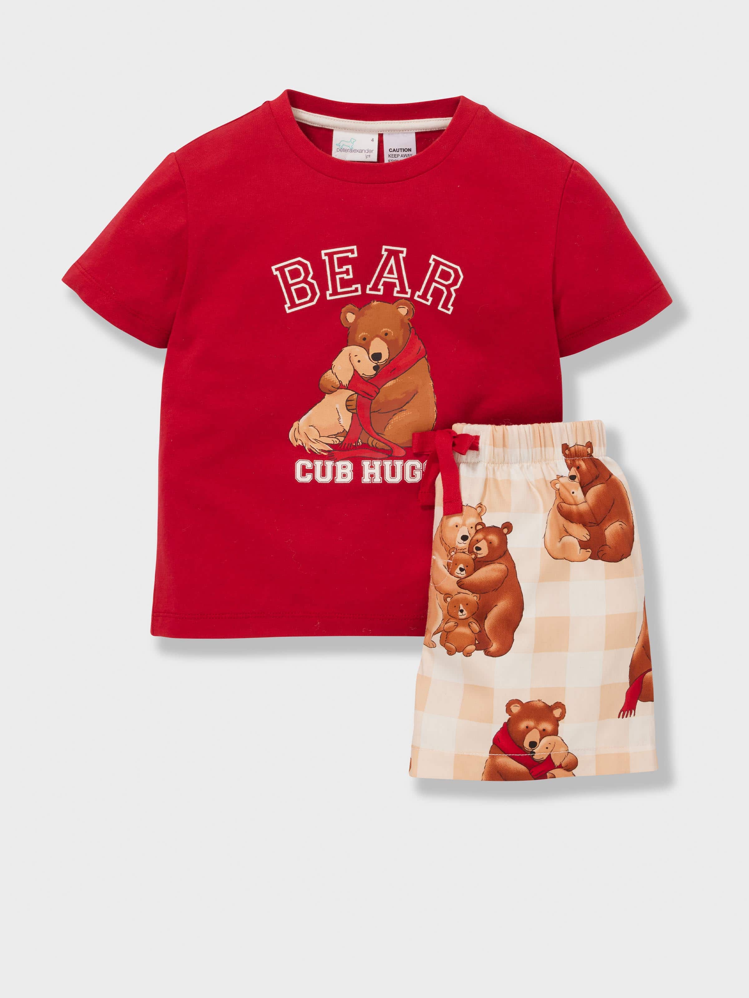 Jnr Kids Bear Cubs Short Pj Set