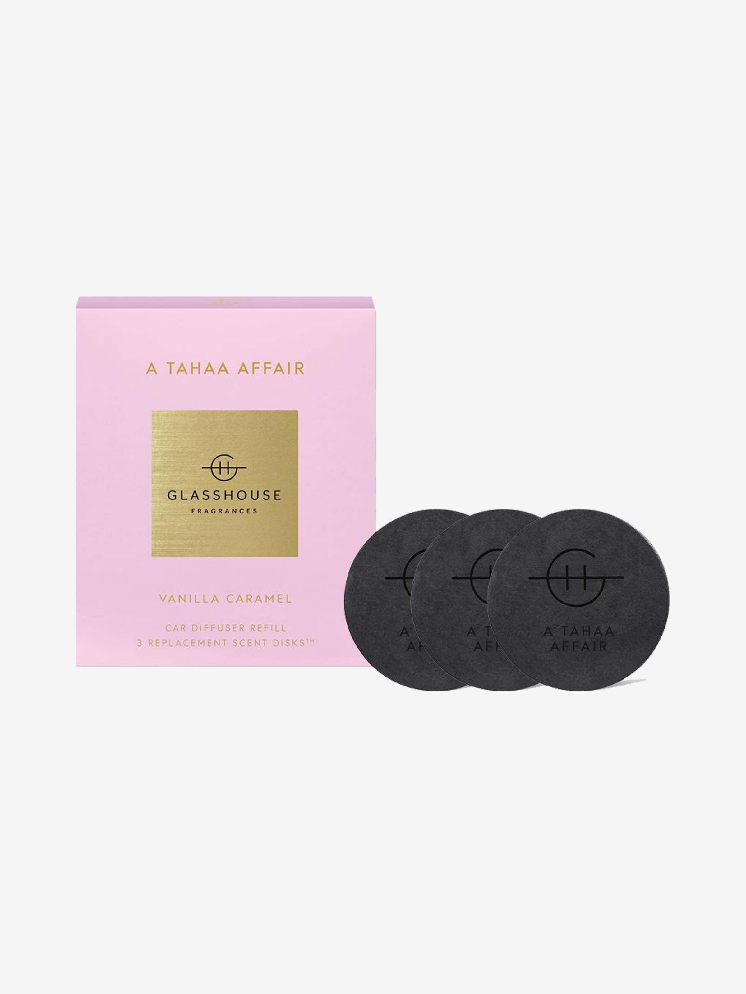 Glasshouse Fragrances Car Diffuser Refill 3 Pack