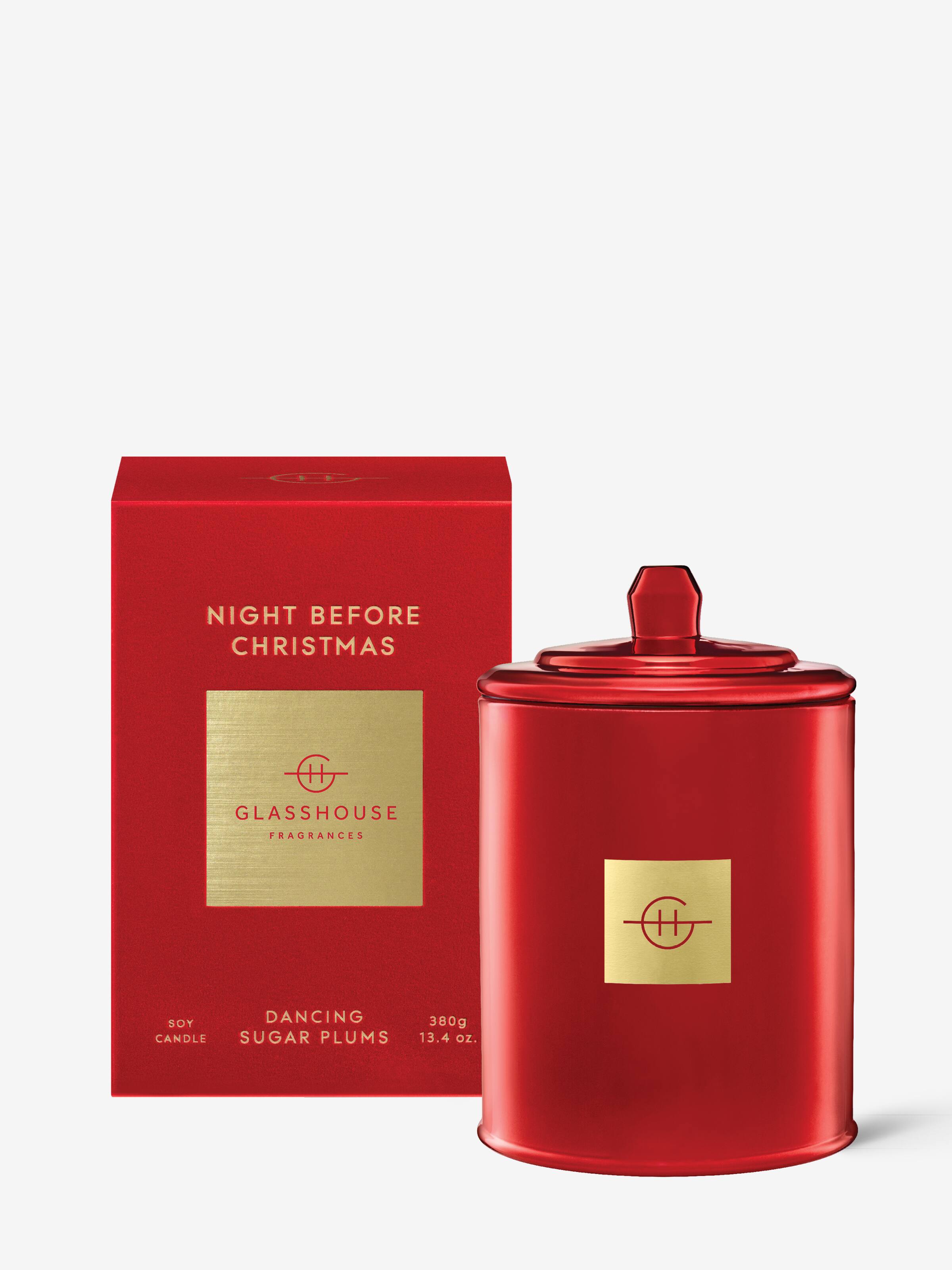Glasshouse Fragrances Limited Edition Night Before Christmas 380G Candle