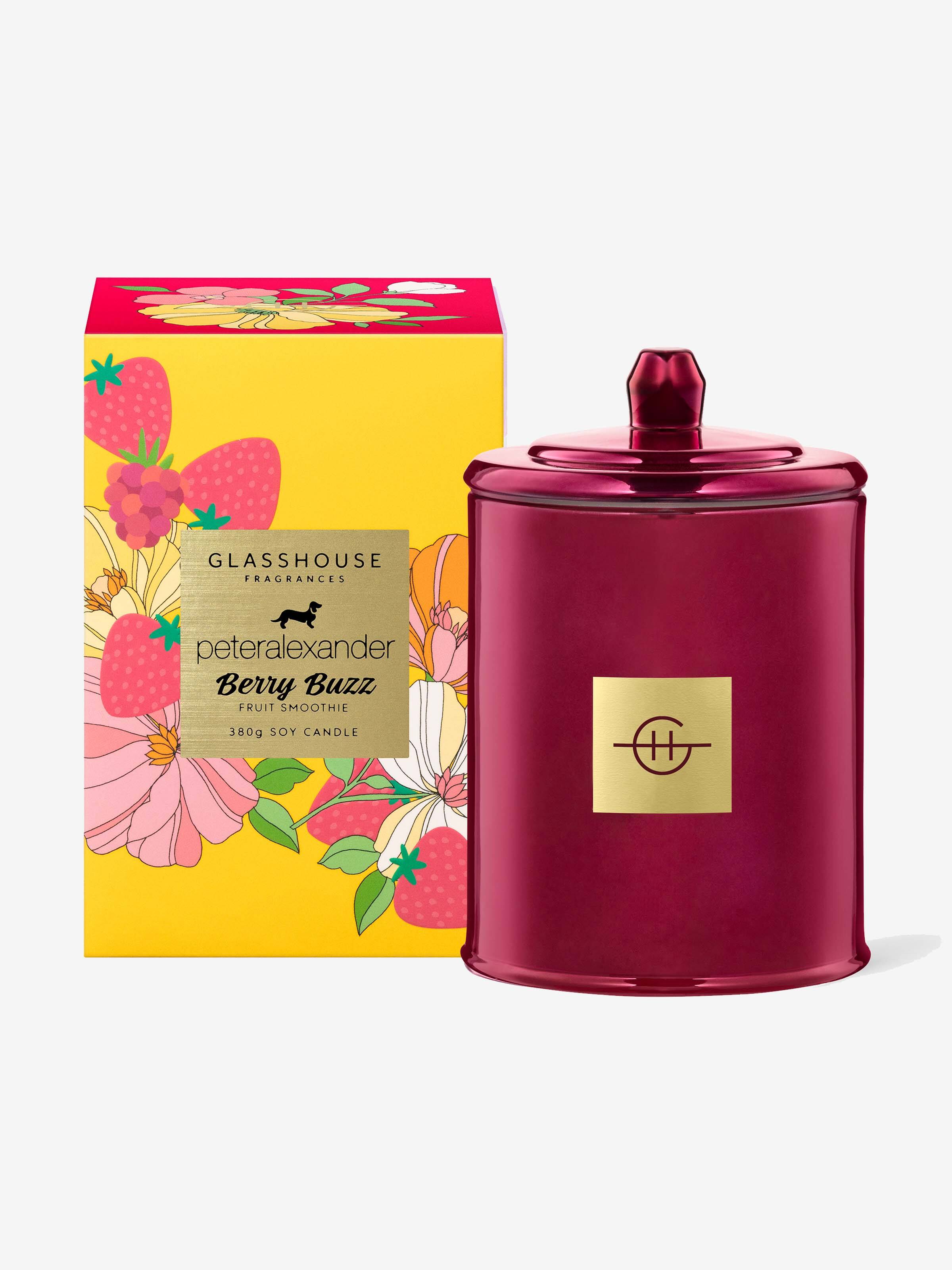 Glasshouse Fragrances Limited Edition Berry Buzz 380G Candle