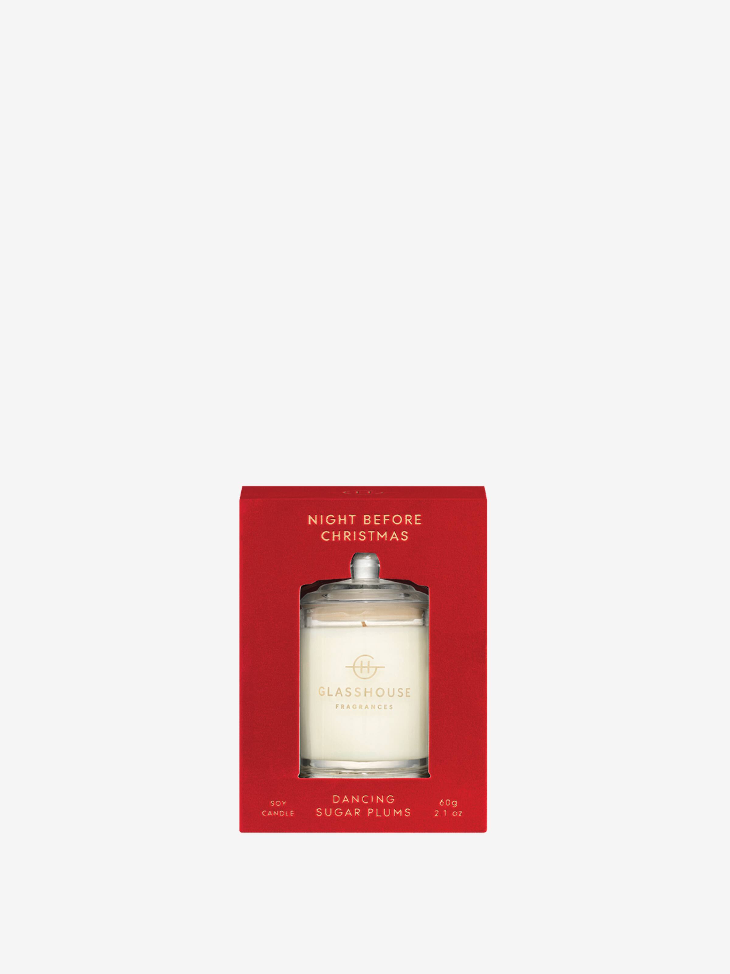 Glasshouse Fragrances Limited Edition Night Before Christmas 60G Candle Gift Card