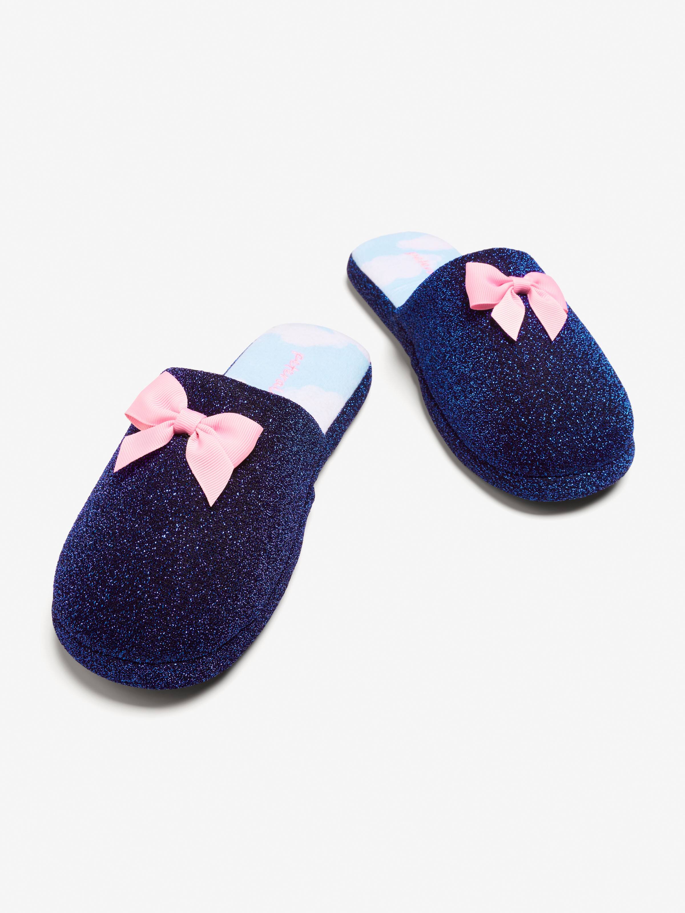 Navy Shimmer Scuff