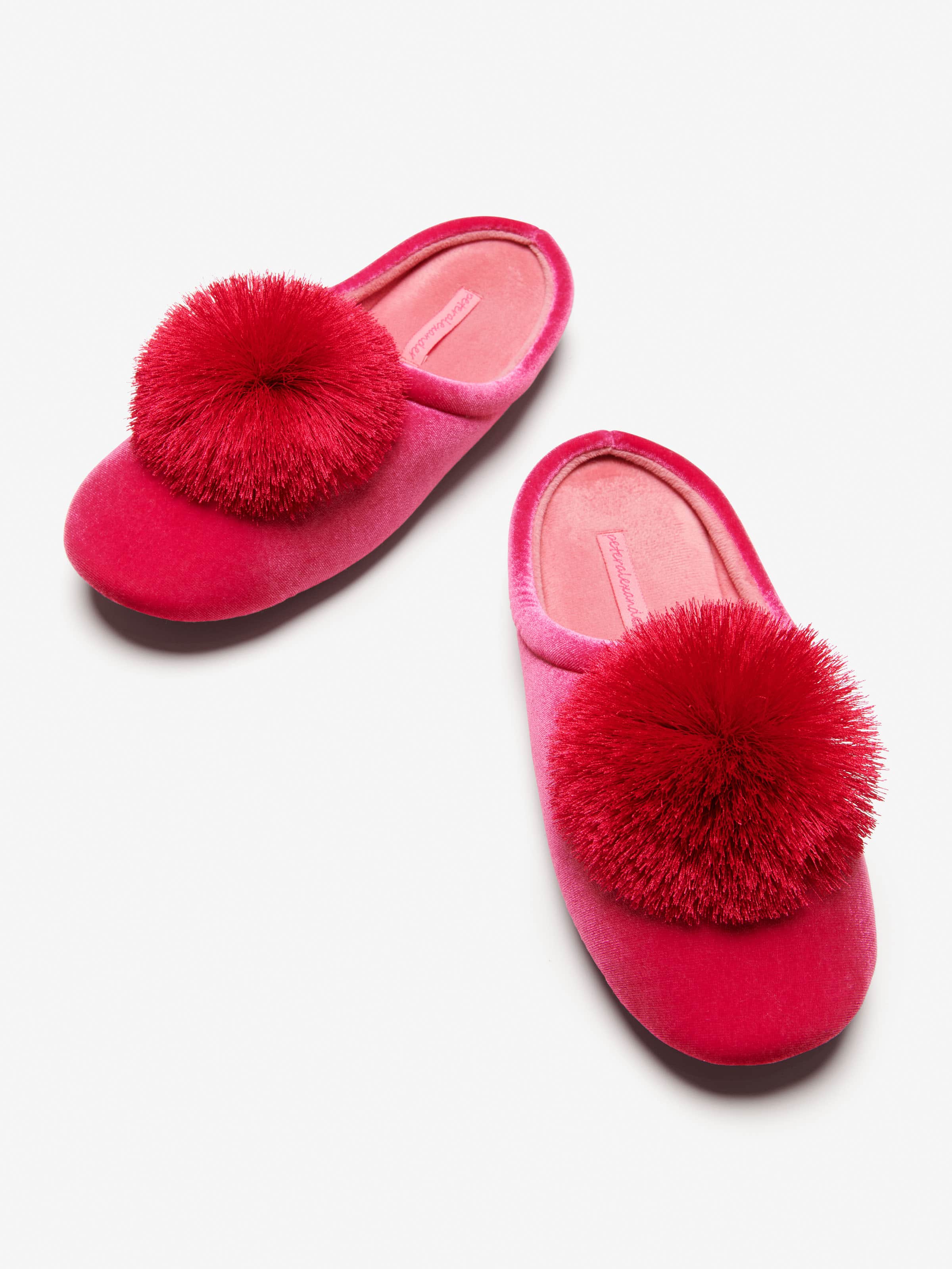 Ruby Velvet Slipper