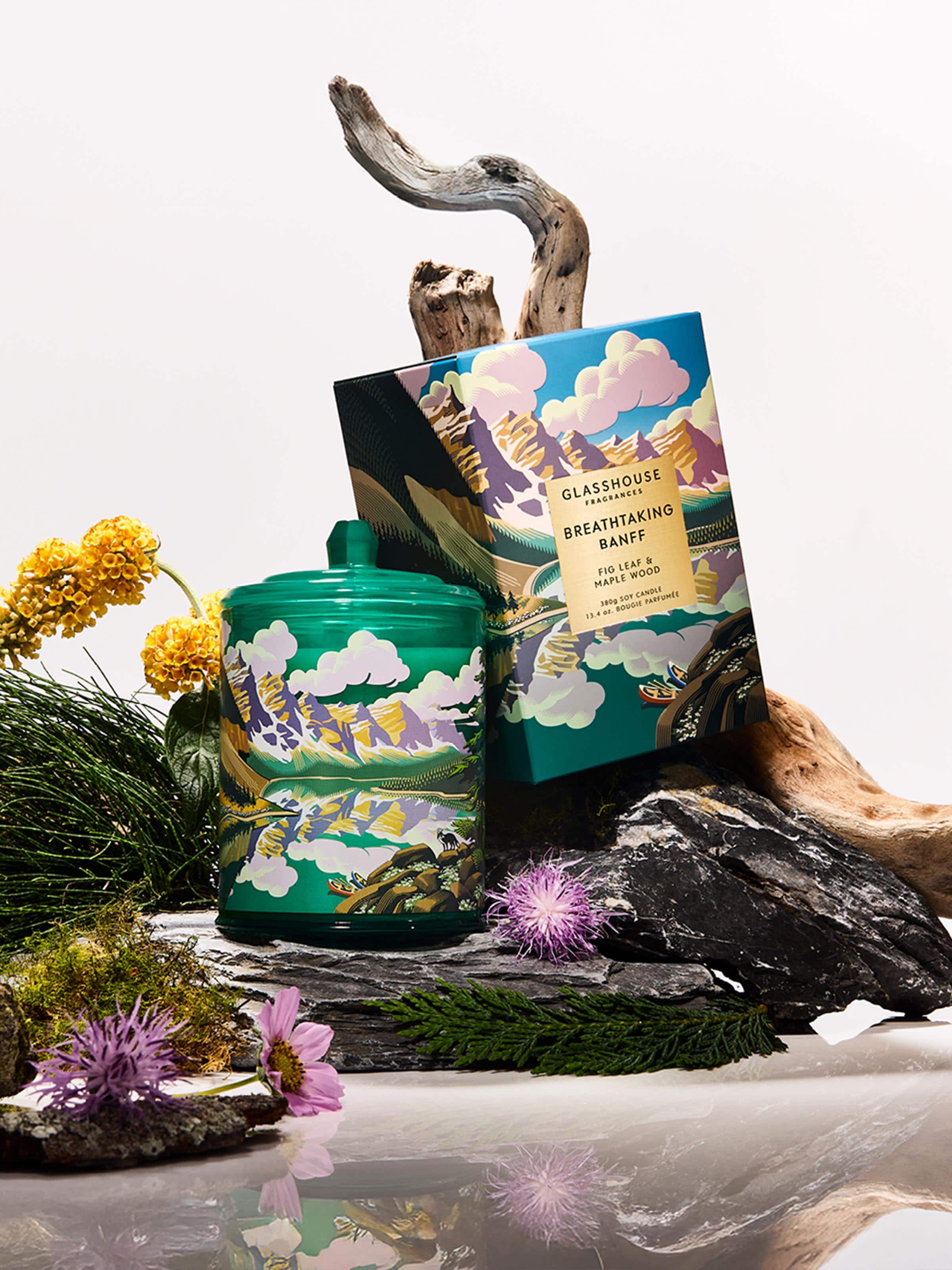 Glasshouse Fragrances Limited Edition Breathtaking Banff 380G Candle