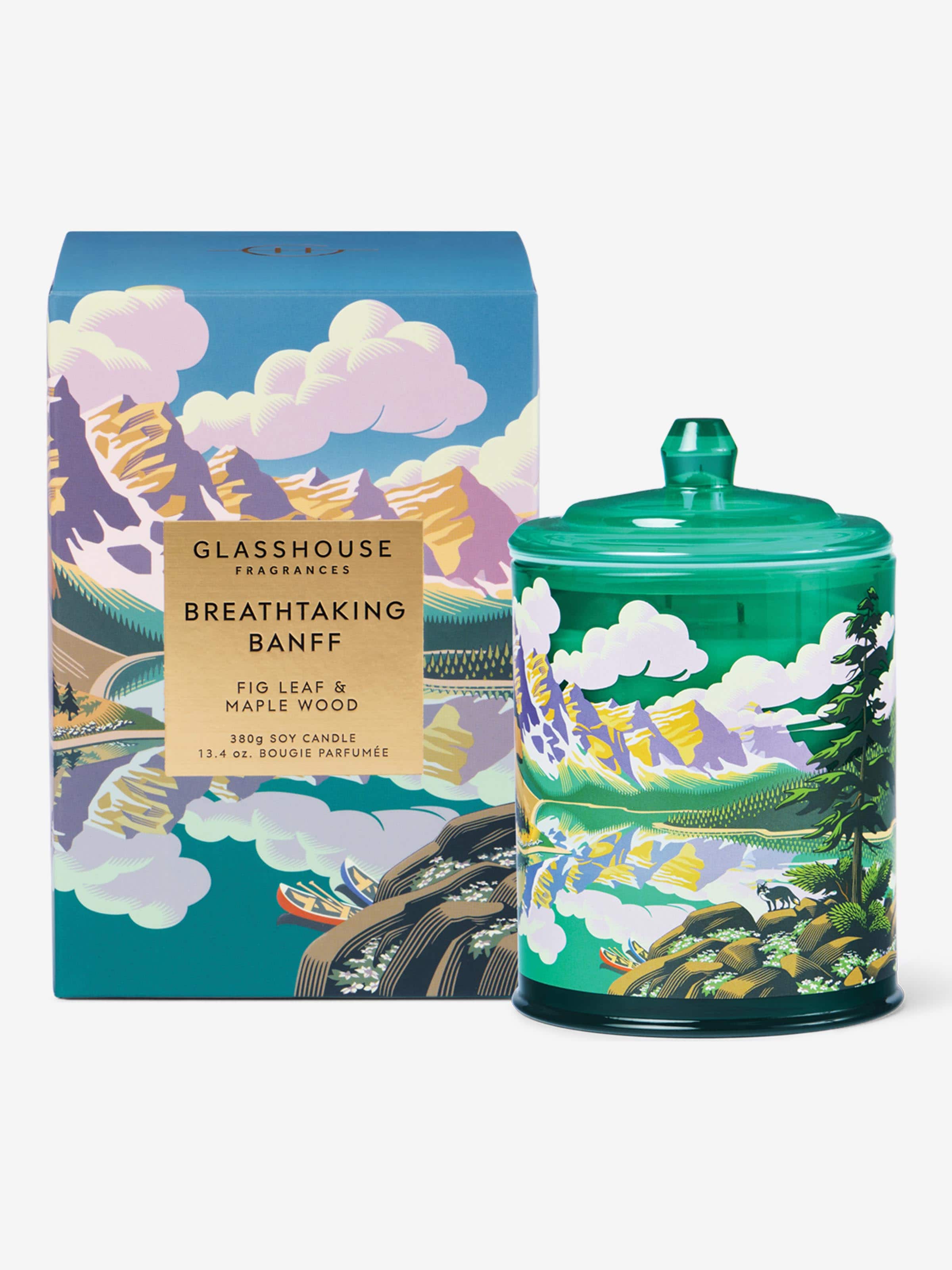 Glasshouse Fragrances Limited Edition Breathtaking Banff 380G Candle