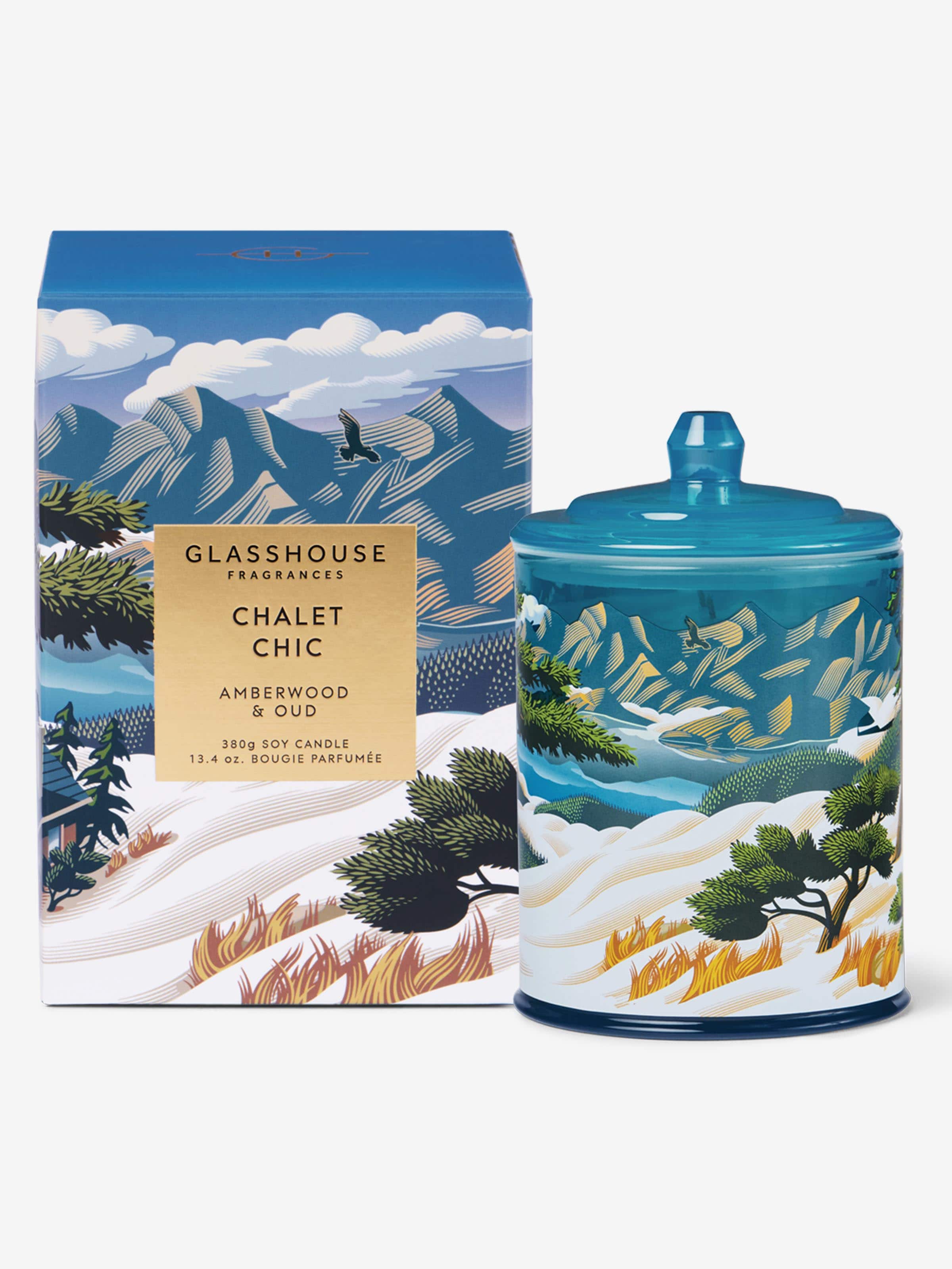 Glasshouse Fragrances Limited Edition Chalet Chic 380G Candle