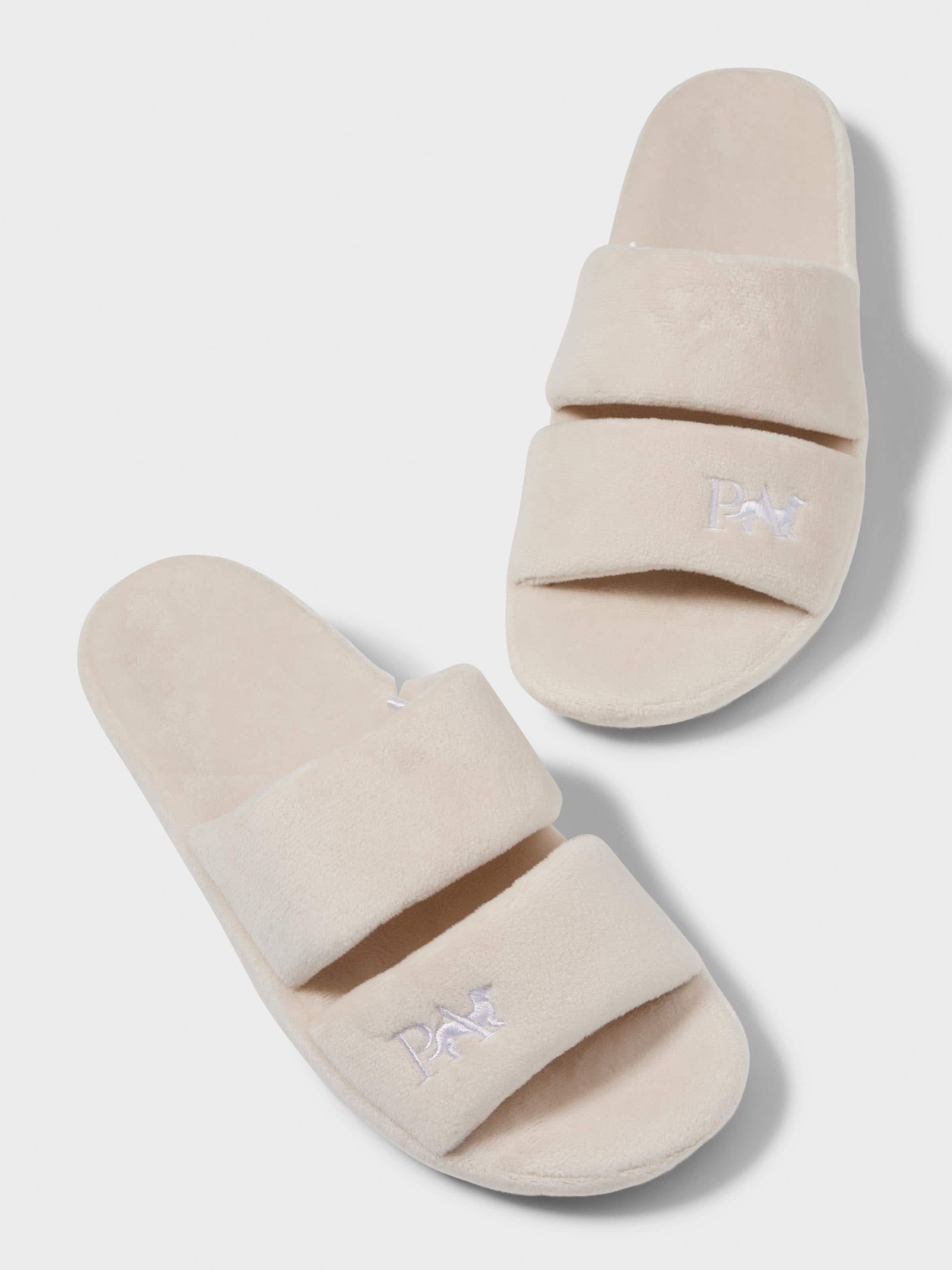 Plush Twin Strap Slide